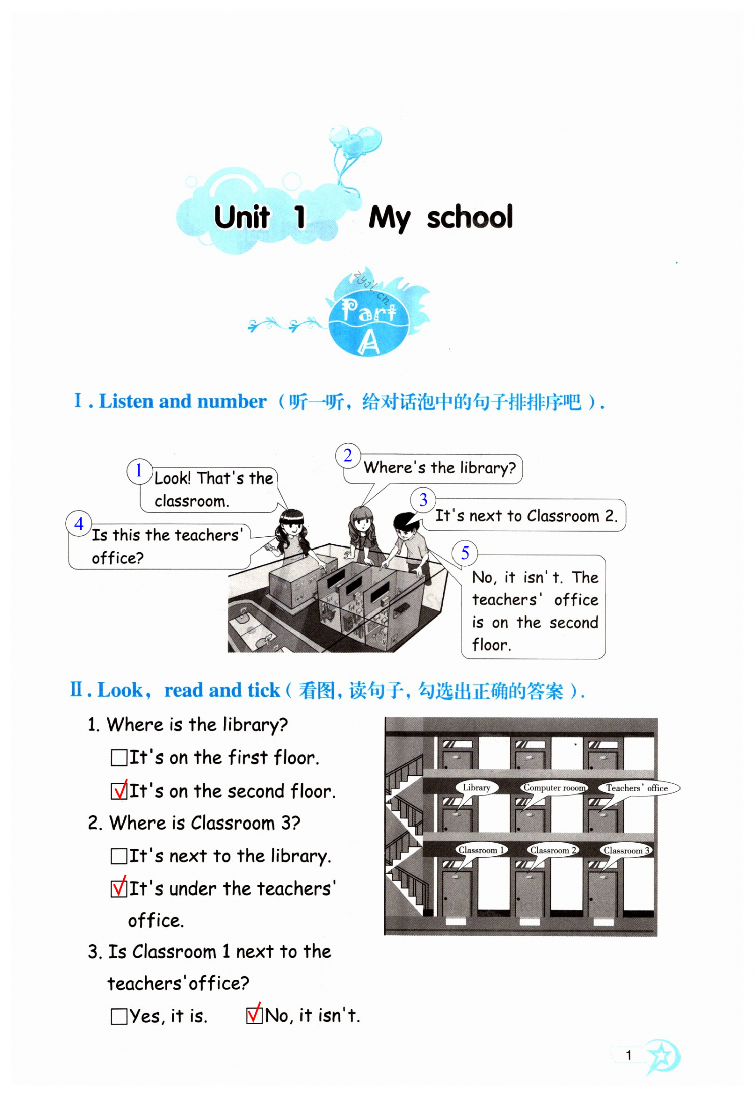 2022年自主學(xué)習(xí)指導(dǎo)課程四年級英語下冊人教版 第1頁