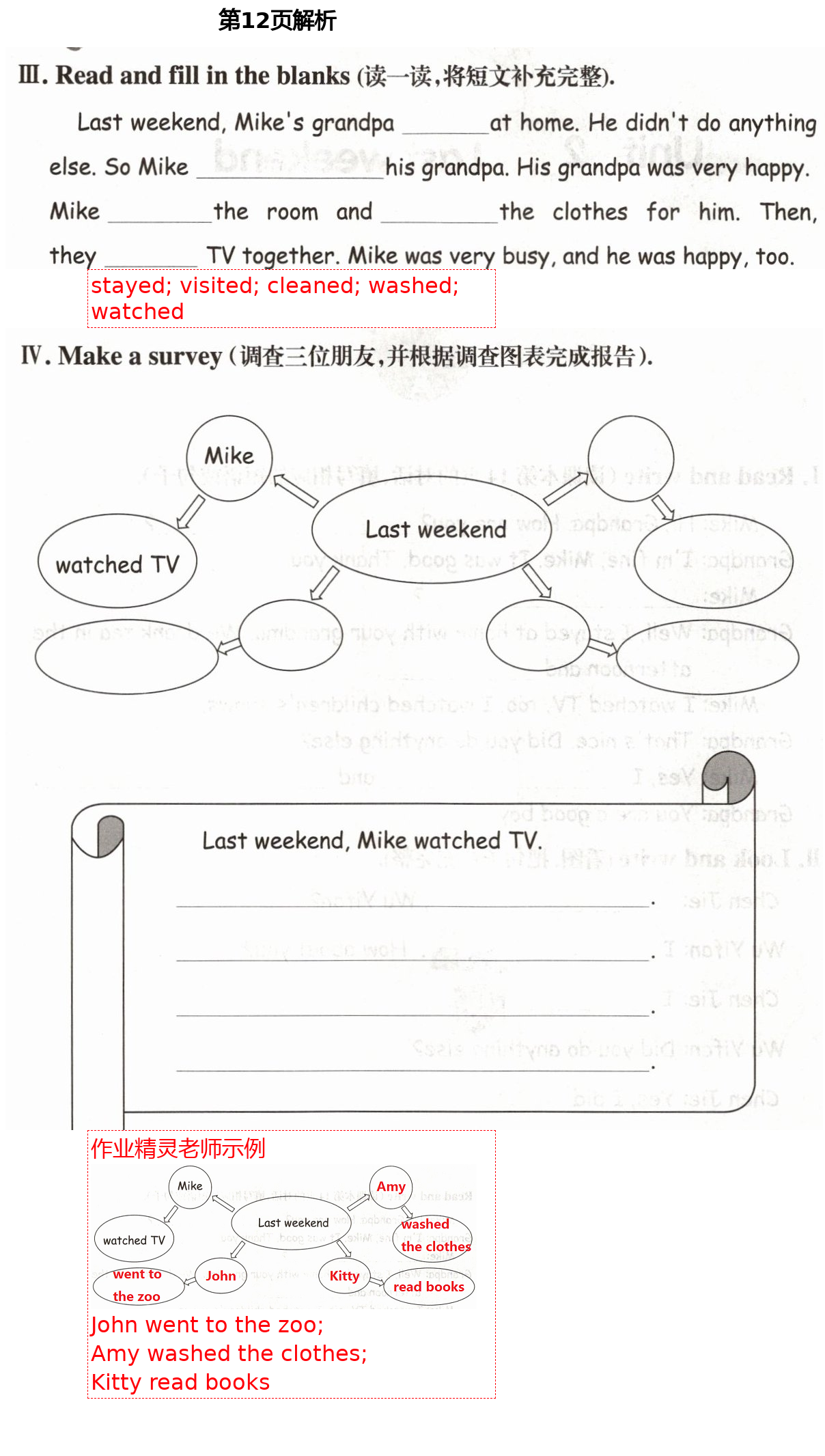 2021年自主學(xué)習(xí)指導(dǎo)課程六年級(jí)英語下冊(cè)人教版 第12頁(yè)