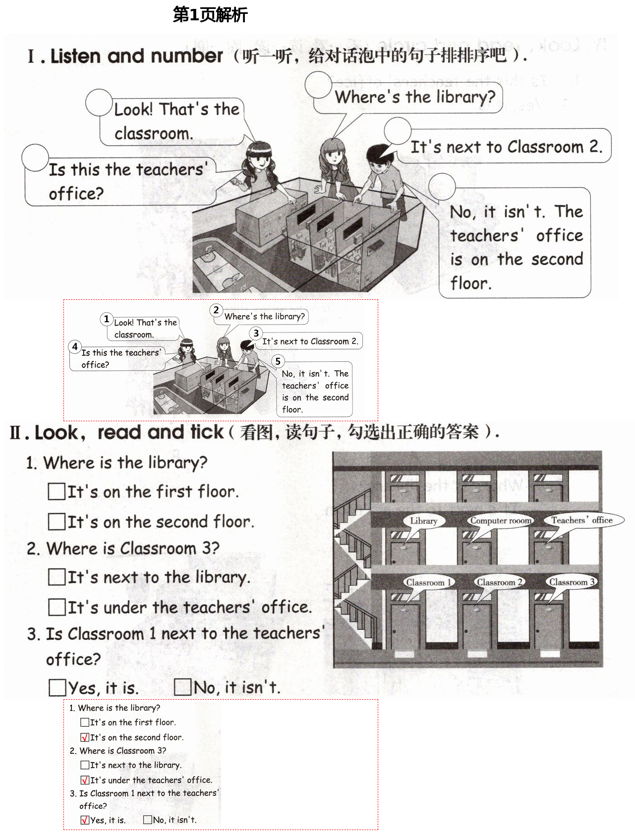 2021年自主學(xué)習(xí)指導(dǎo)課程四年級英語下冊人教版 第1頁