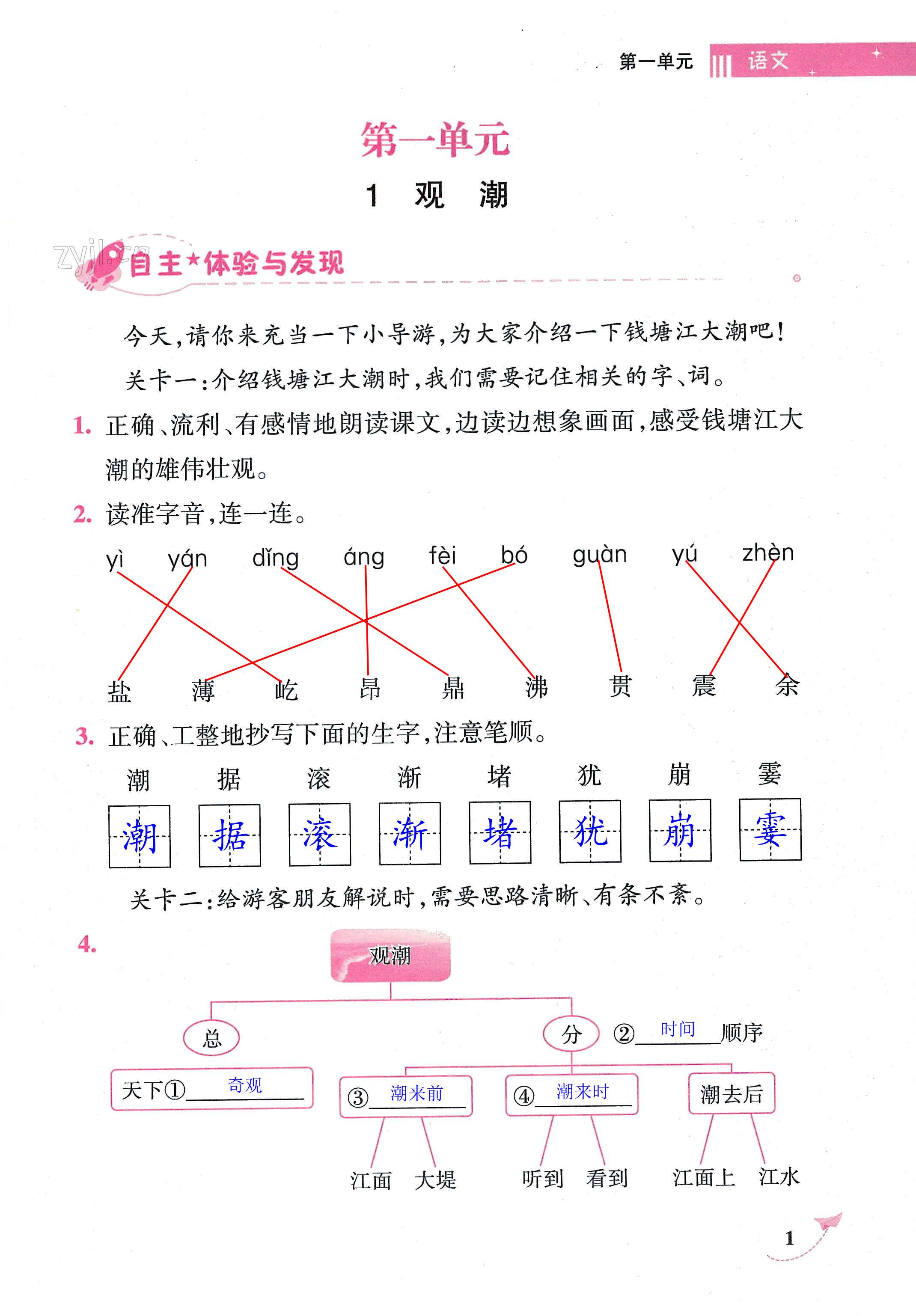 2022年新課程學(xué)習(xí)指導(dǎo)海南出版社四年級(jí)語(yǔ)文上冊(cè)人教版 第1頁(yè)