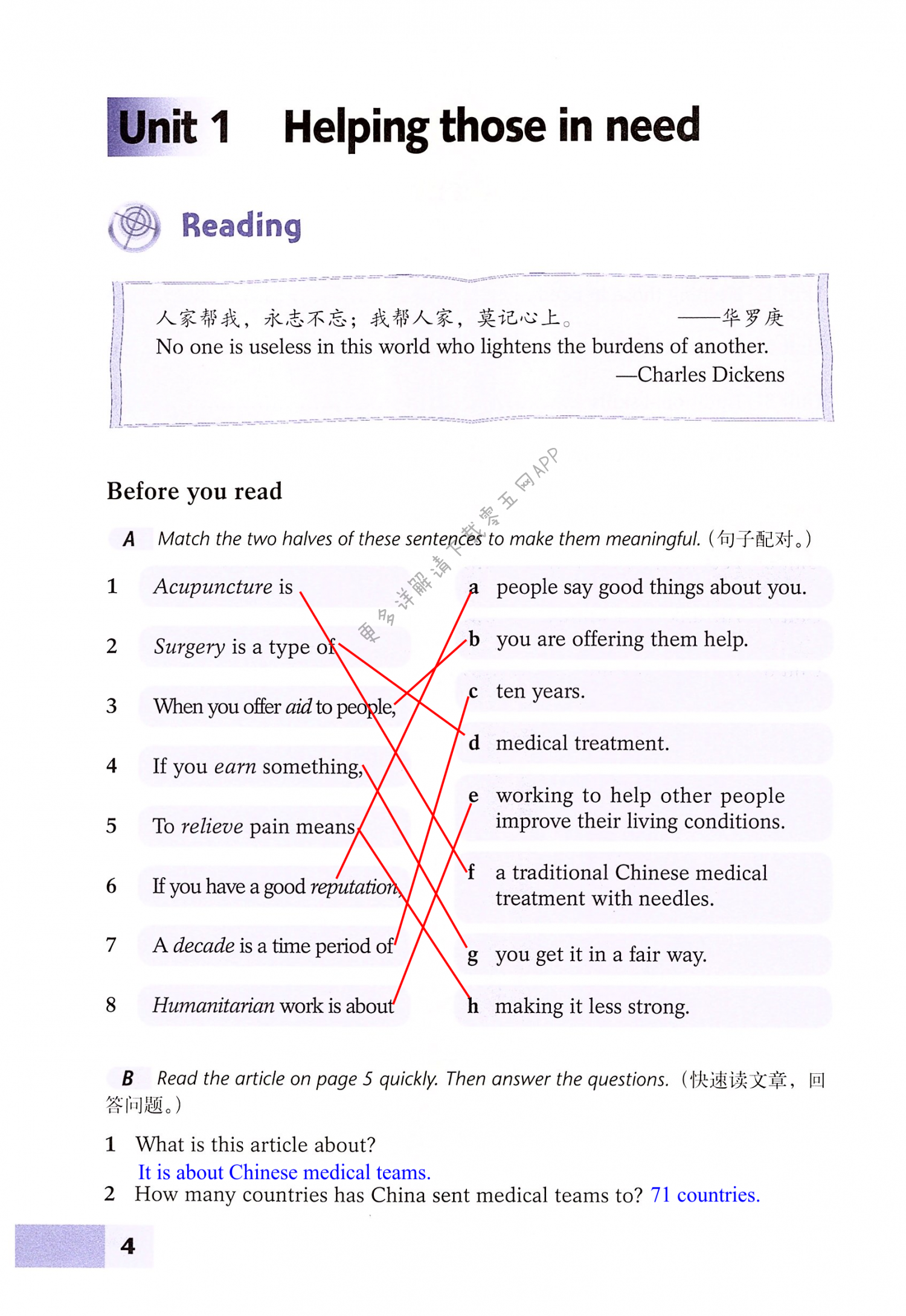 2022年英語(yǔ)練習(xí)冊(cè)上海教育出版社八年級(jí)下冊(cè)滬教版B 第4頁(yè)