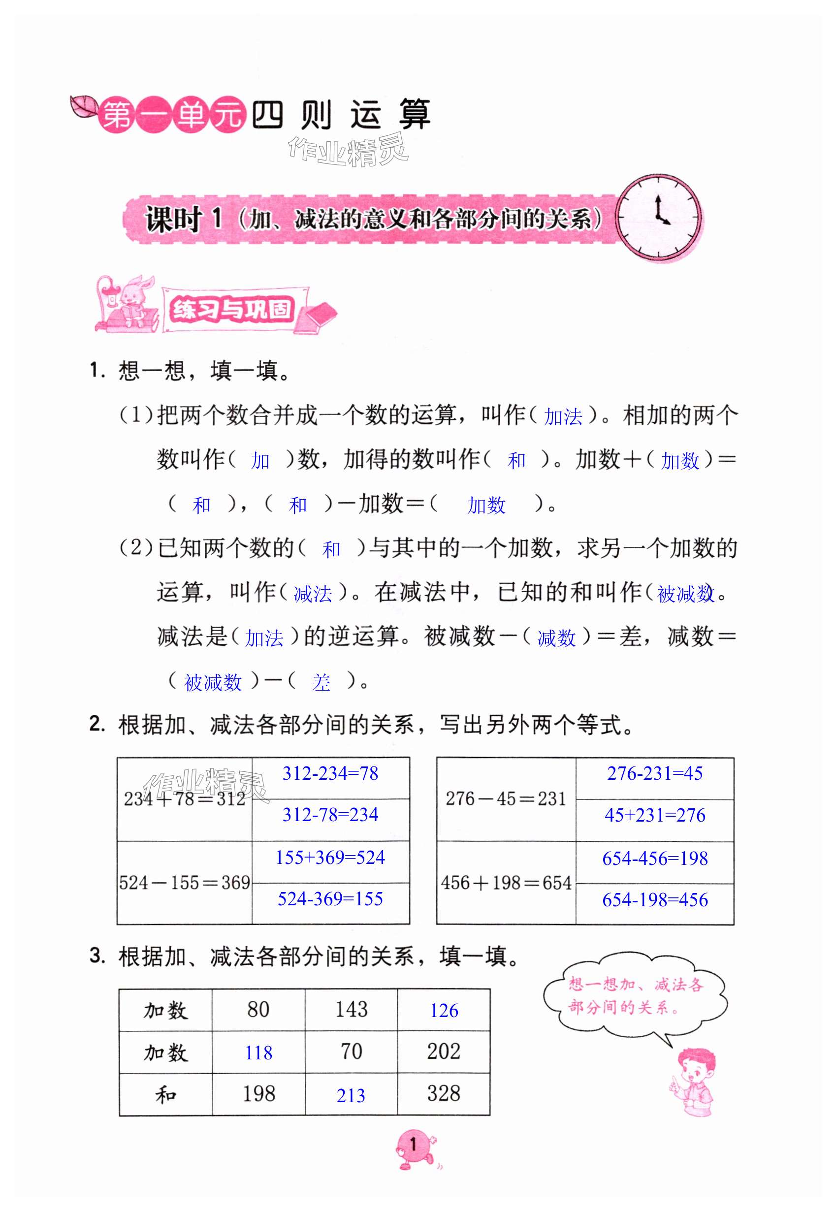 2025年數(shù)學學習與鞏固四年級下冊人教版 第1頁