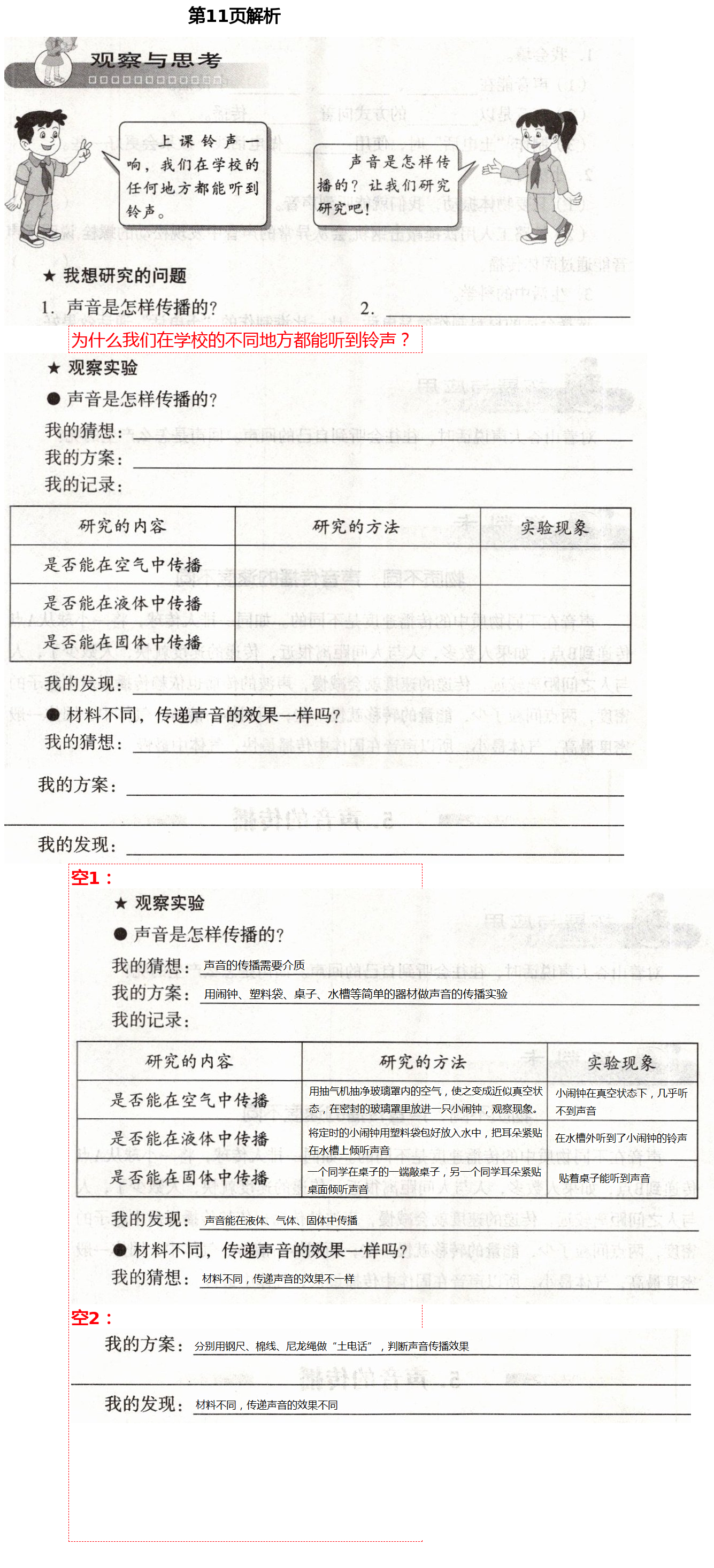 2021年自主学习指导课程四年级科学下册青岛版 第11页