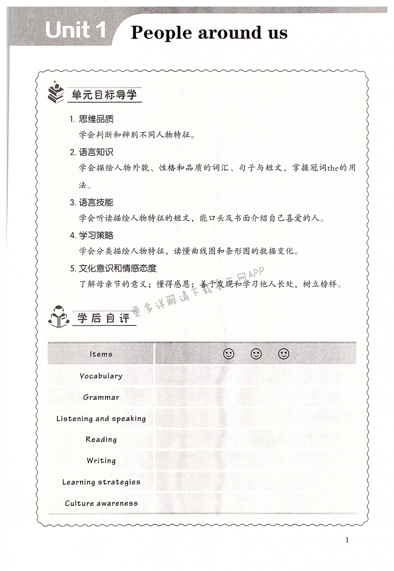 2022年知識(shí)與能力訓(xùn)練七年級(jí)英語(yǔ)下冊(cè)上教版提高版 第1頁(yè)