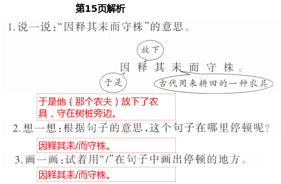 2021年小學語文導學精要三年級下冊人教版 第15頁