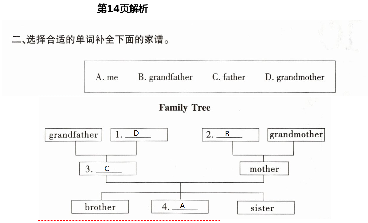 2021年新课堂学习与探究三年级英语下学期莱西专版 第14页