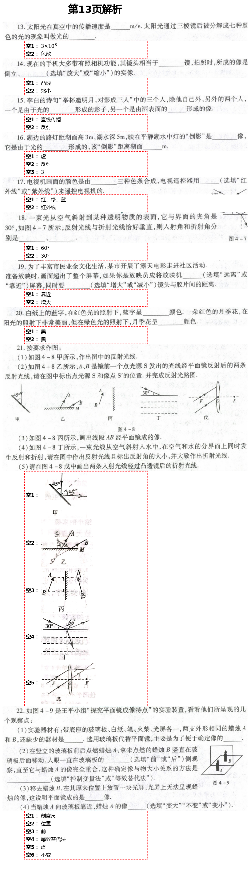 2021年自主學(xué)習(xí)指導(dǎo)課程與測(cè)試九年級(jí)物理下冊(cè) 第13頁(yè)