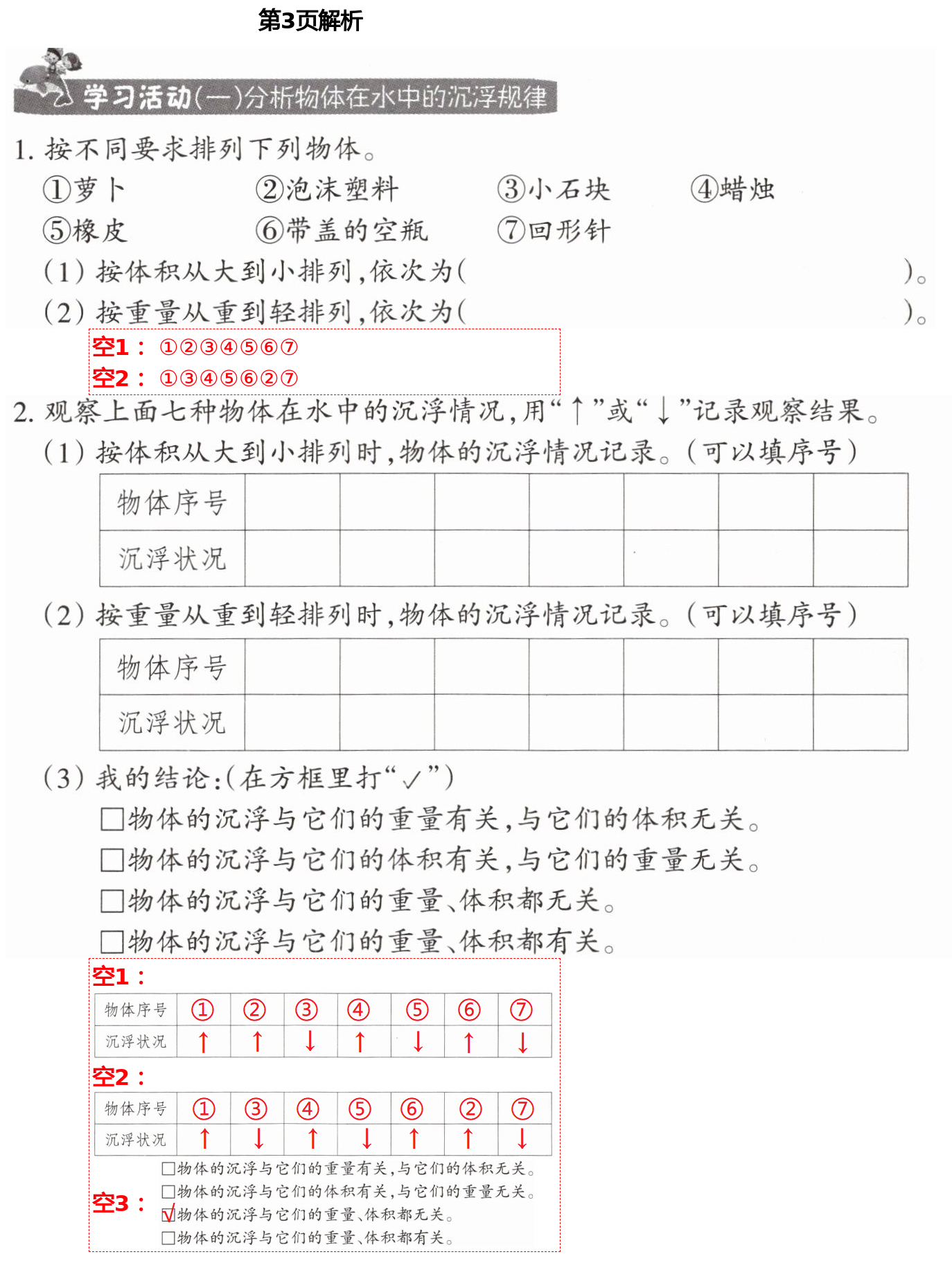 2021年同步練習(xí)五年級(jí)科學(xué)下冊教科版升級(jí)版浙江教育出版社 第3頁