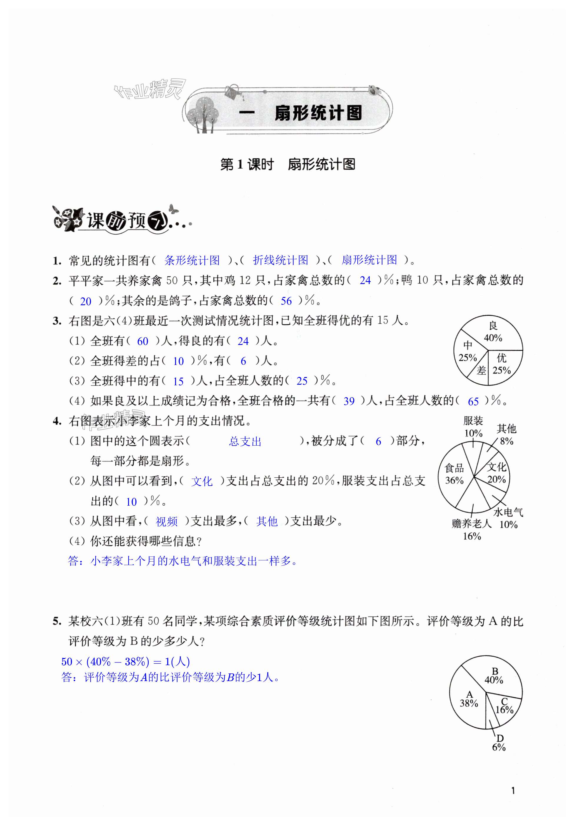 2025年創新課堂學與練六年級數學下冊蘇教版 第1頁