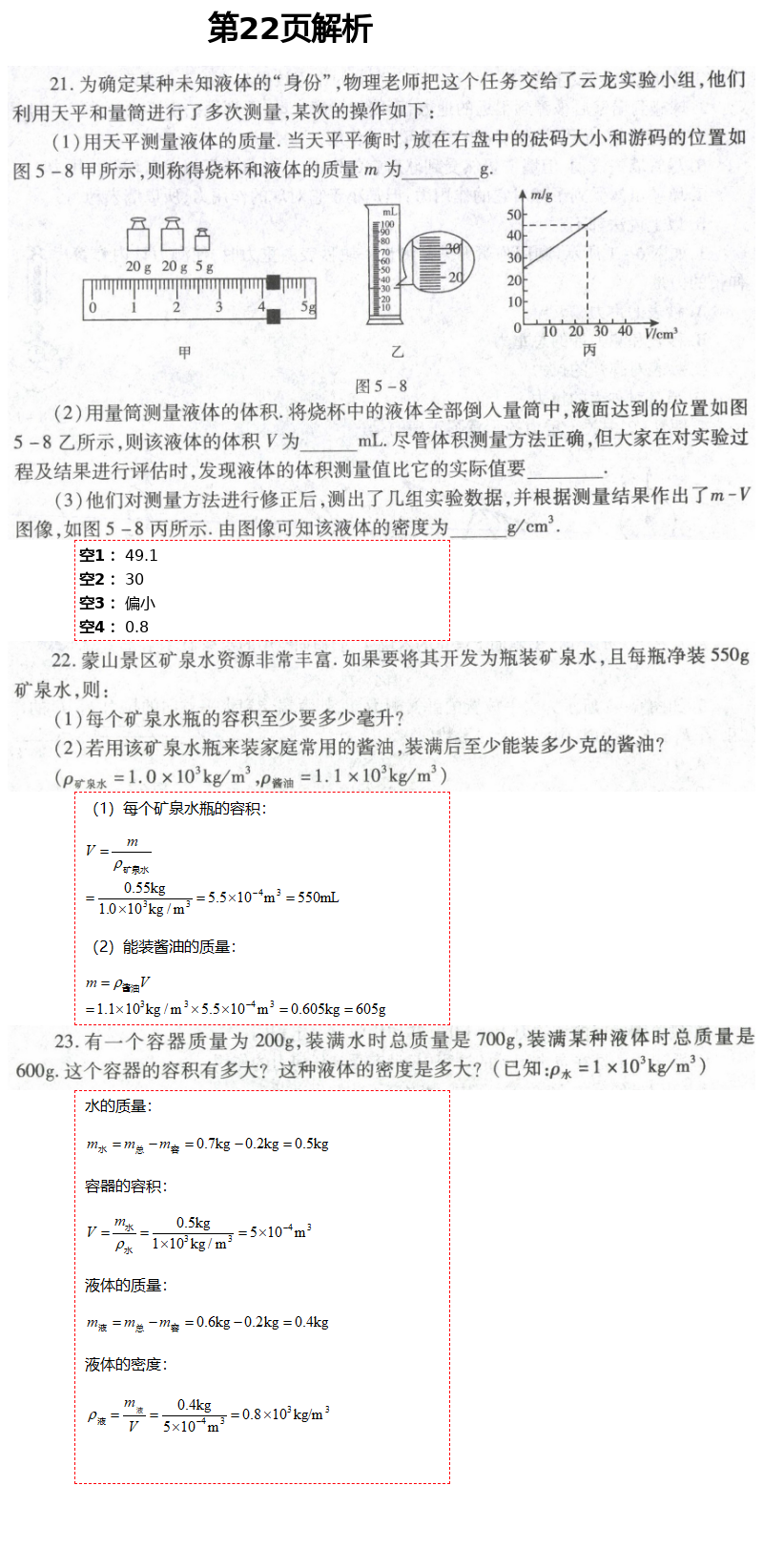 2021年自主學(xué)習(xí)指導(dǎo)課程與測(cè)試九年級(jí)物理下冊(cè) 第22頁(yè)