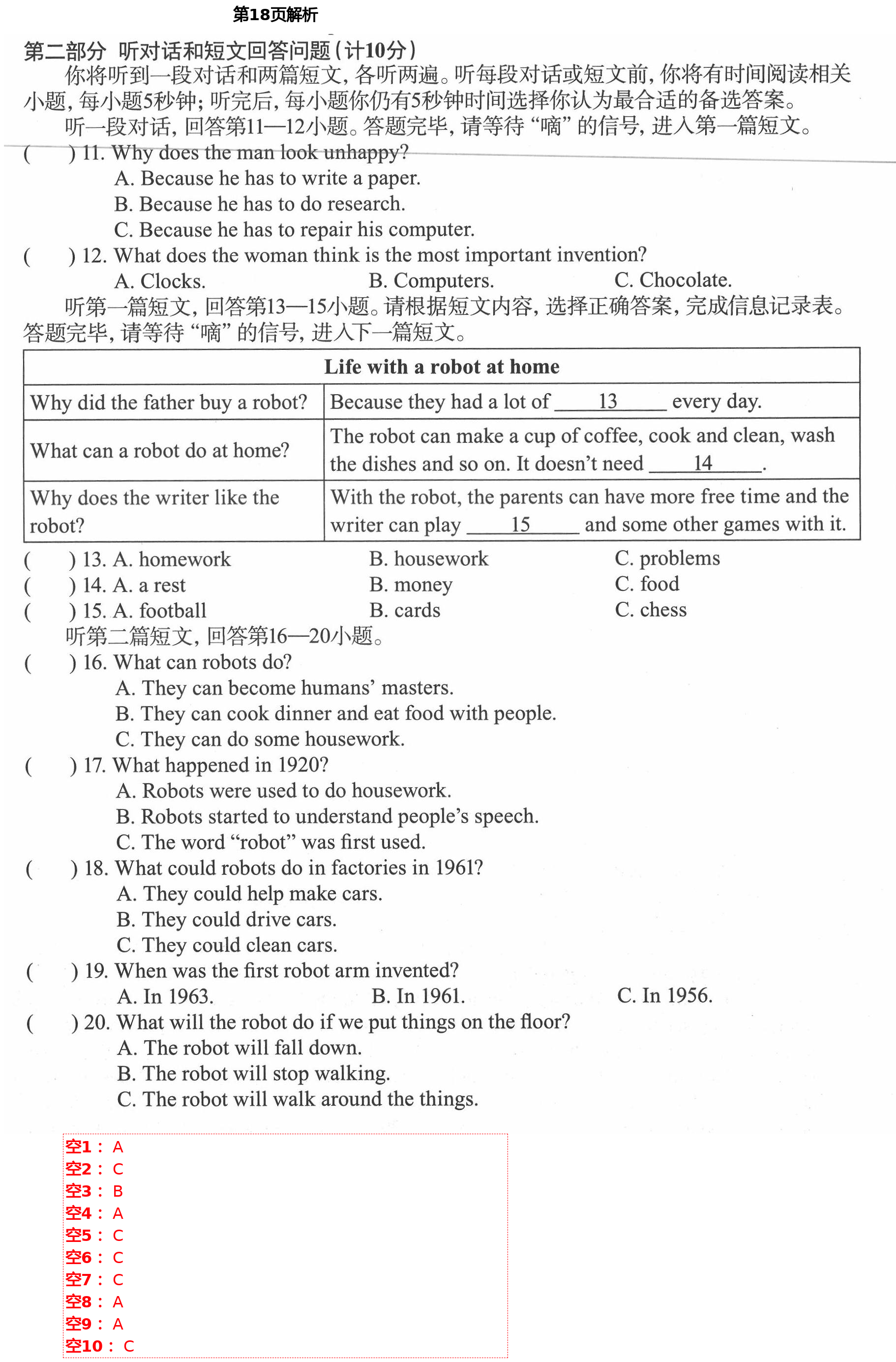 2021年初中英語(yǔ)強(qiáng)化練習(xí)九年級(jí)下冊(cè)譯林版 第18頁(yè)