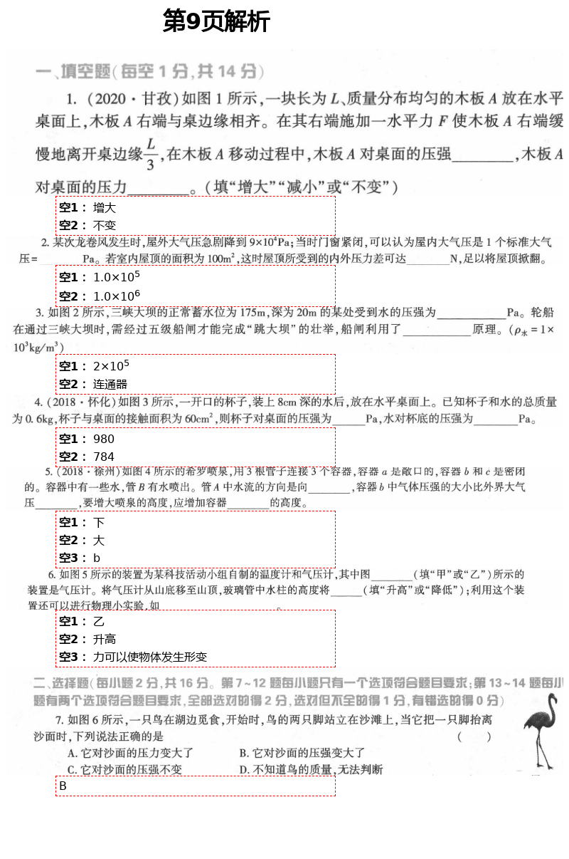 2021年基礎訓練八年級物理下冊教科版大象出版社 第9頁