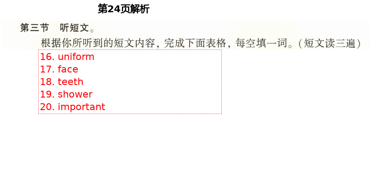 2021年初中英语同步练习加过关测试八年级英语下册仁爱版 第24页