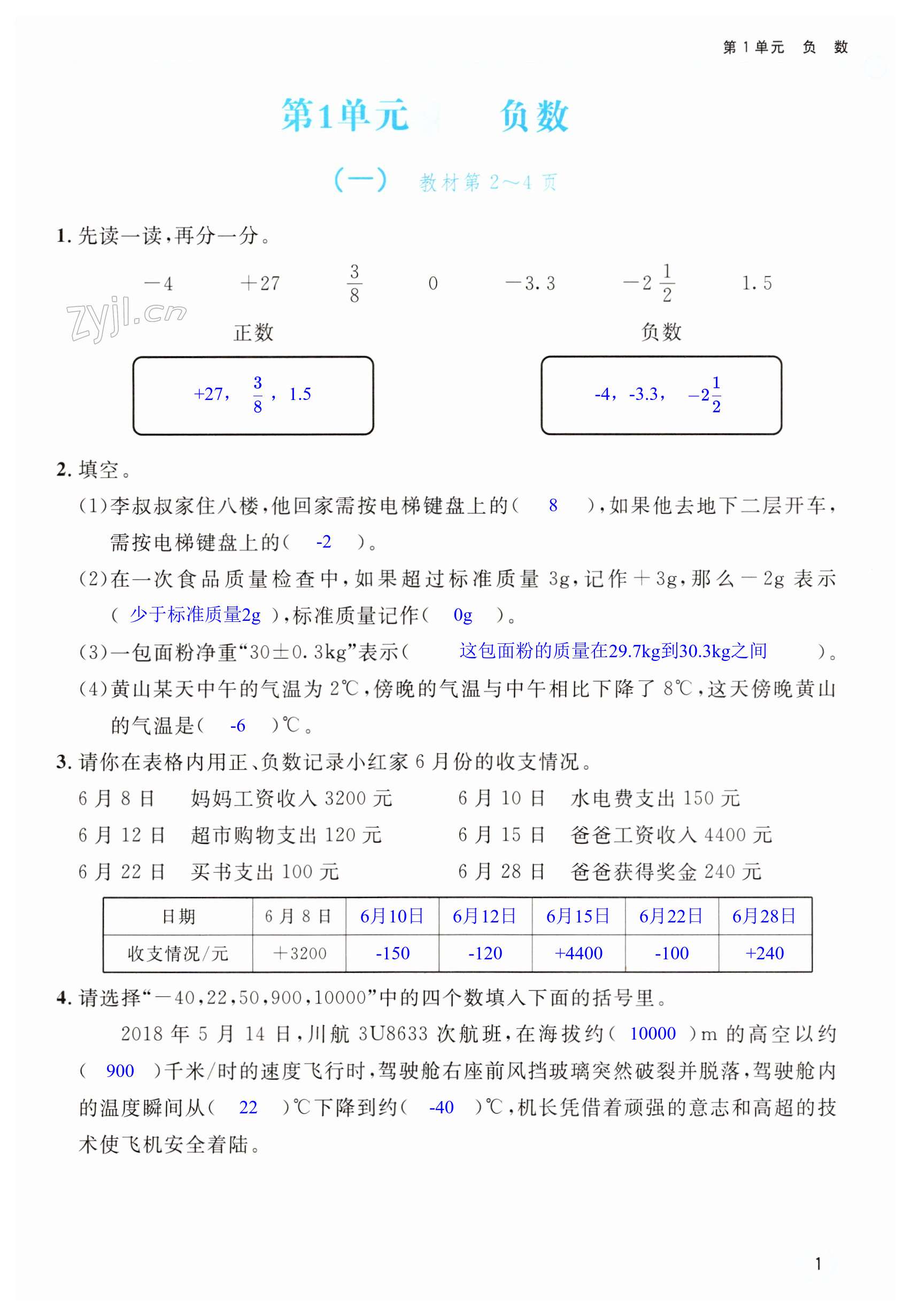 2023年新課標(biāo)學(xué)習(xí)方法指導(dǎo)叢書(shū)六年級(jí)數(shù)學(xué)下冊(cè)人教版 第1頁(yè)