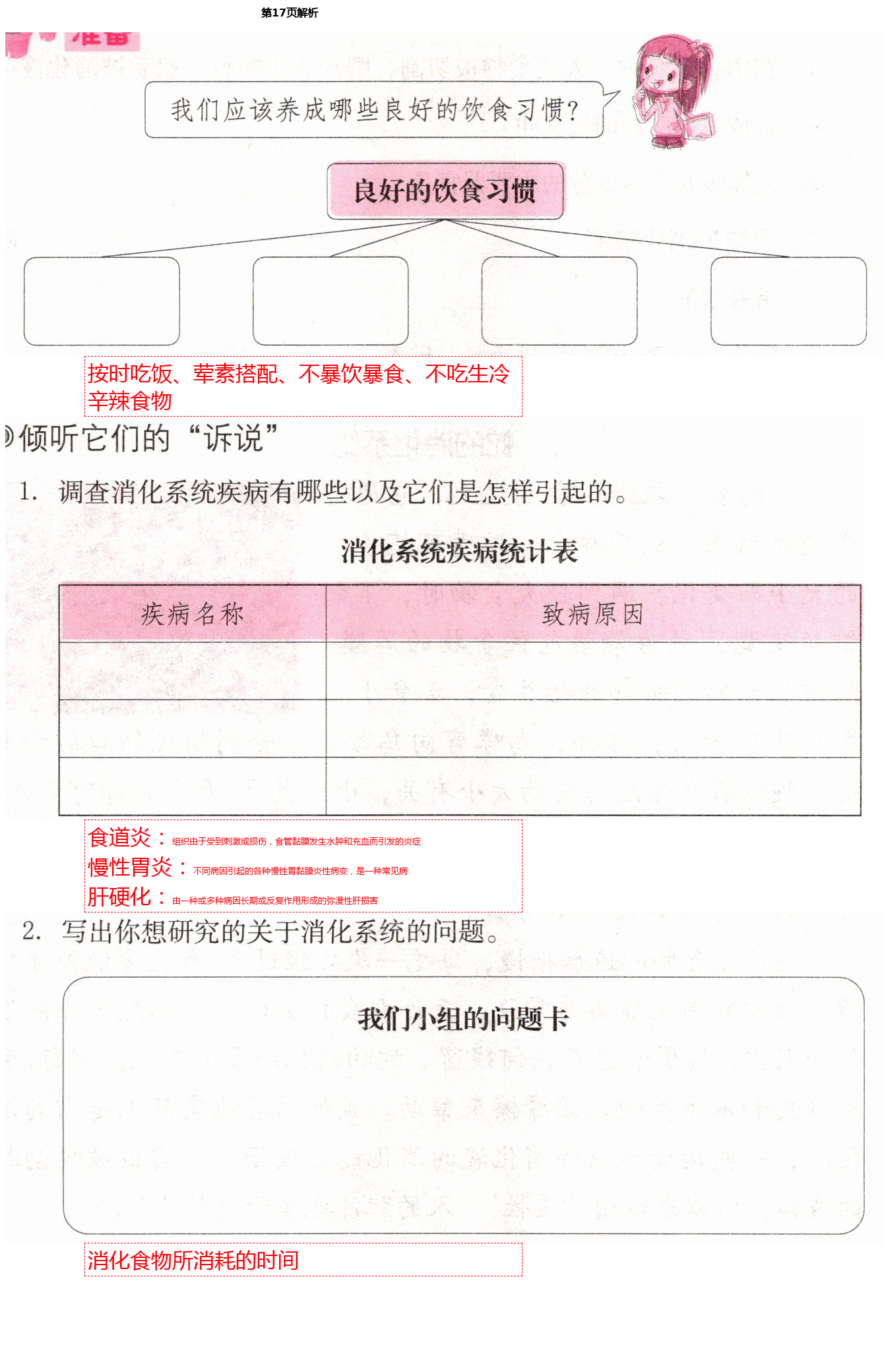 2021年科學學習與鞏固六年級下冊冀人版 第17頁