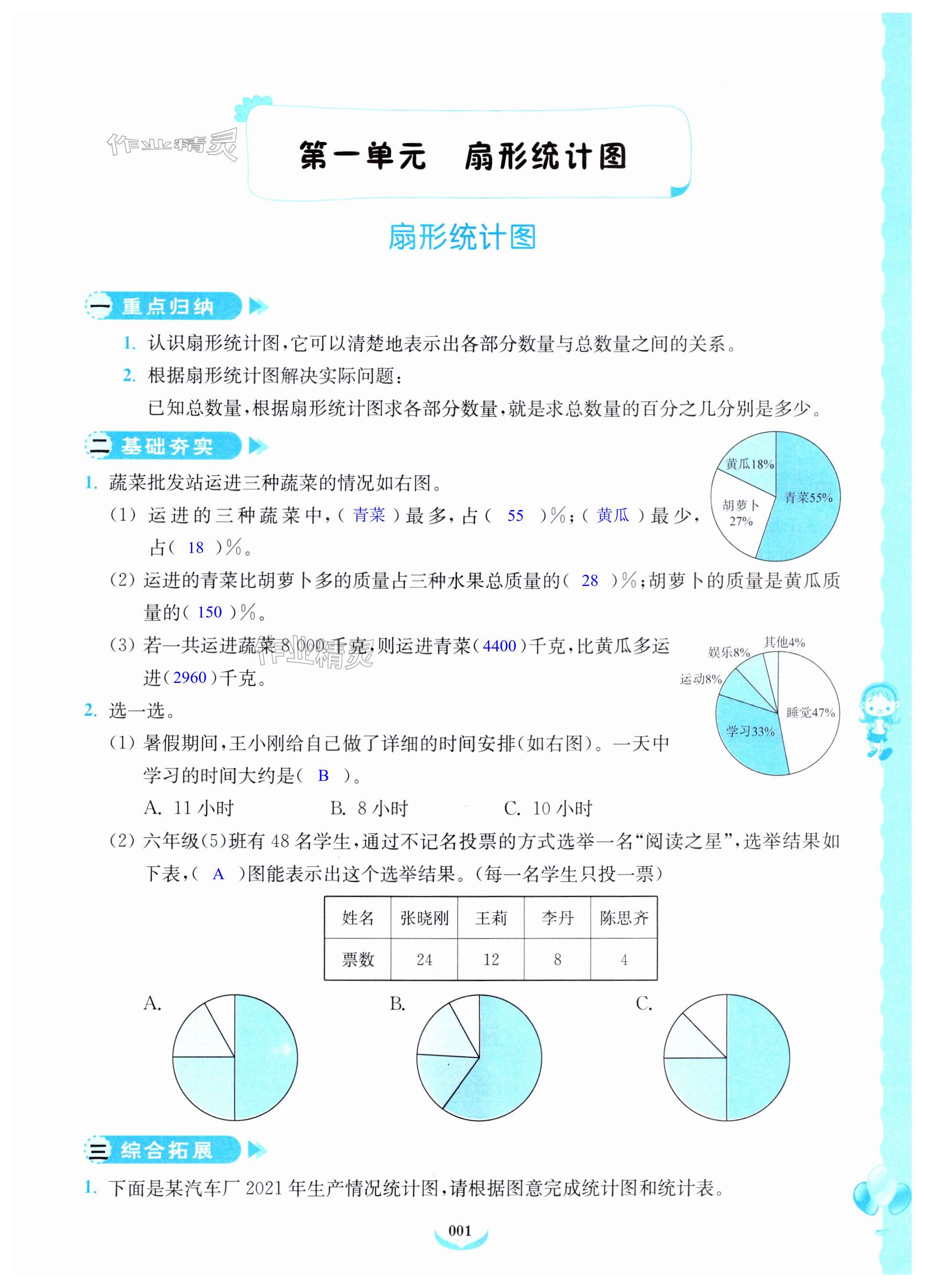 2024年課后服務(wù)綜合學(xué)習(xí)能力提升指南六年級數(shù)學(xué)下冊蘇教版 第1頁