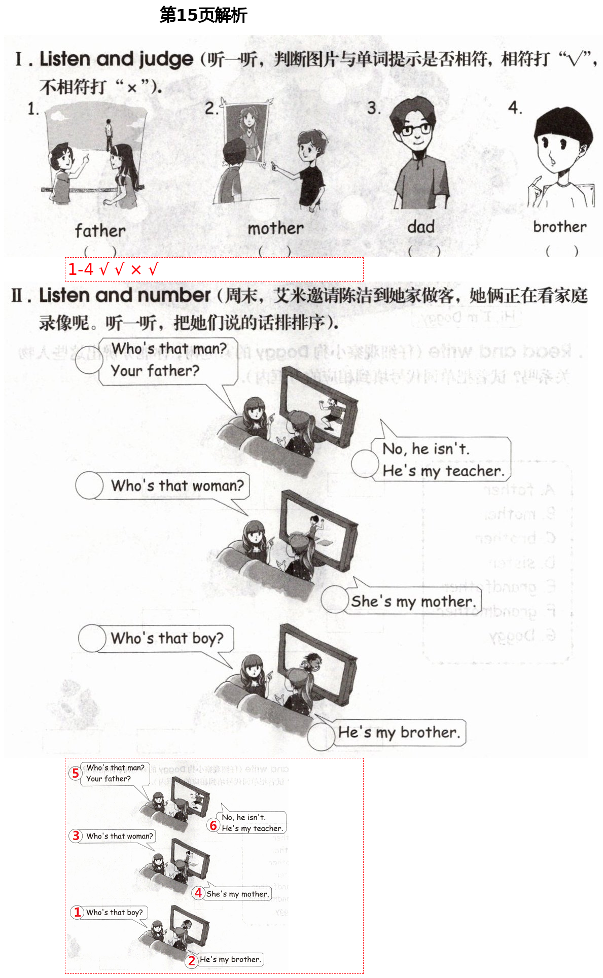 2021年自主學(xué)習(xí)指導(dǎo)課程三年級(jí)英語下冊(cè)人教版 第15頁