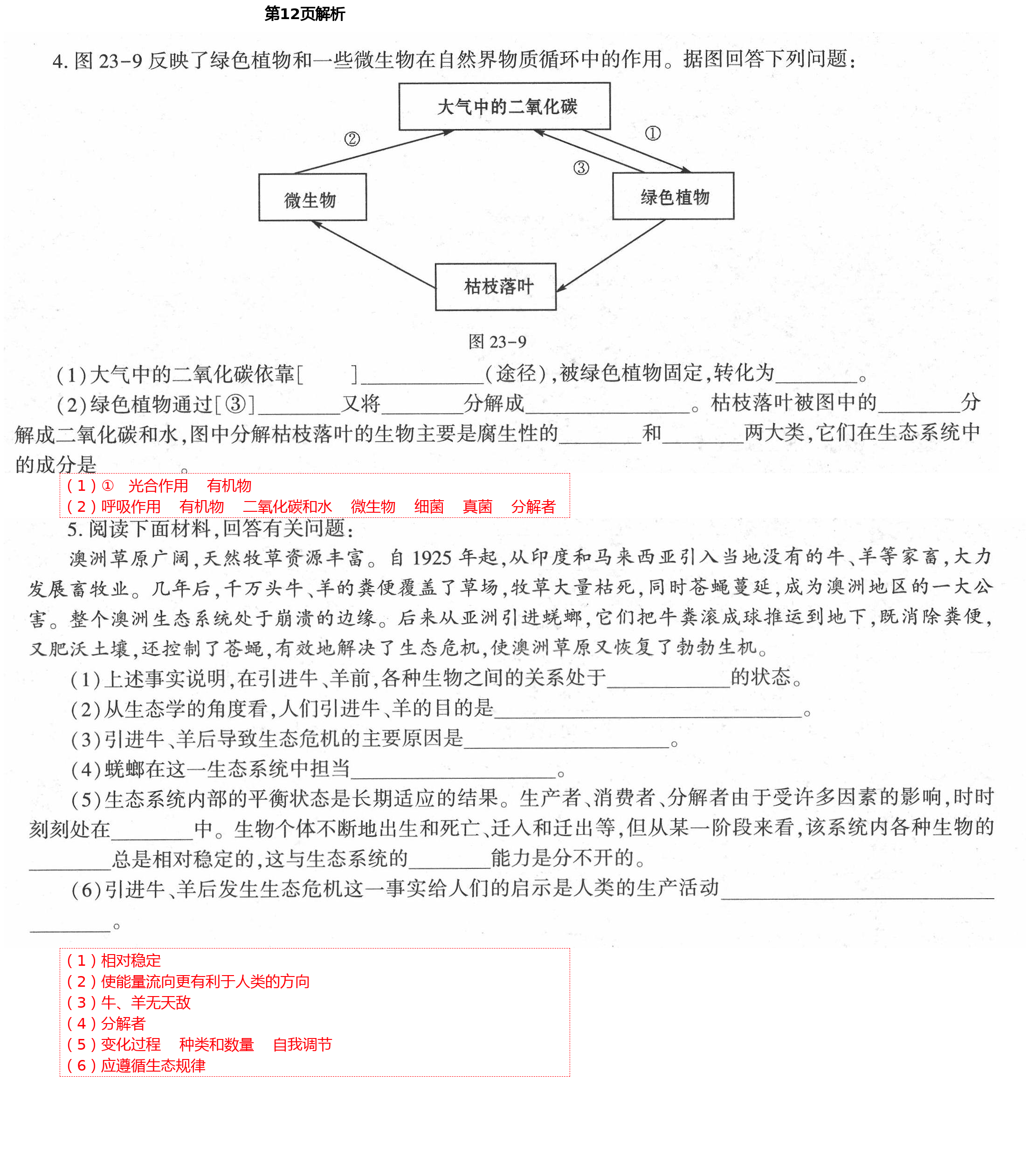 2021年基礎訓練八年級生物下冊北師大版大象出版社 第12頁