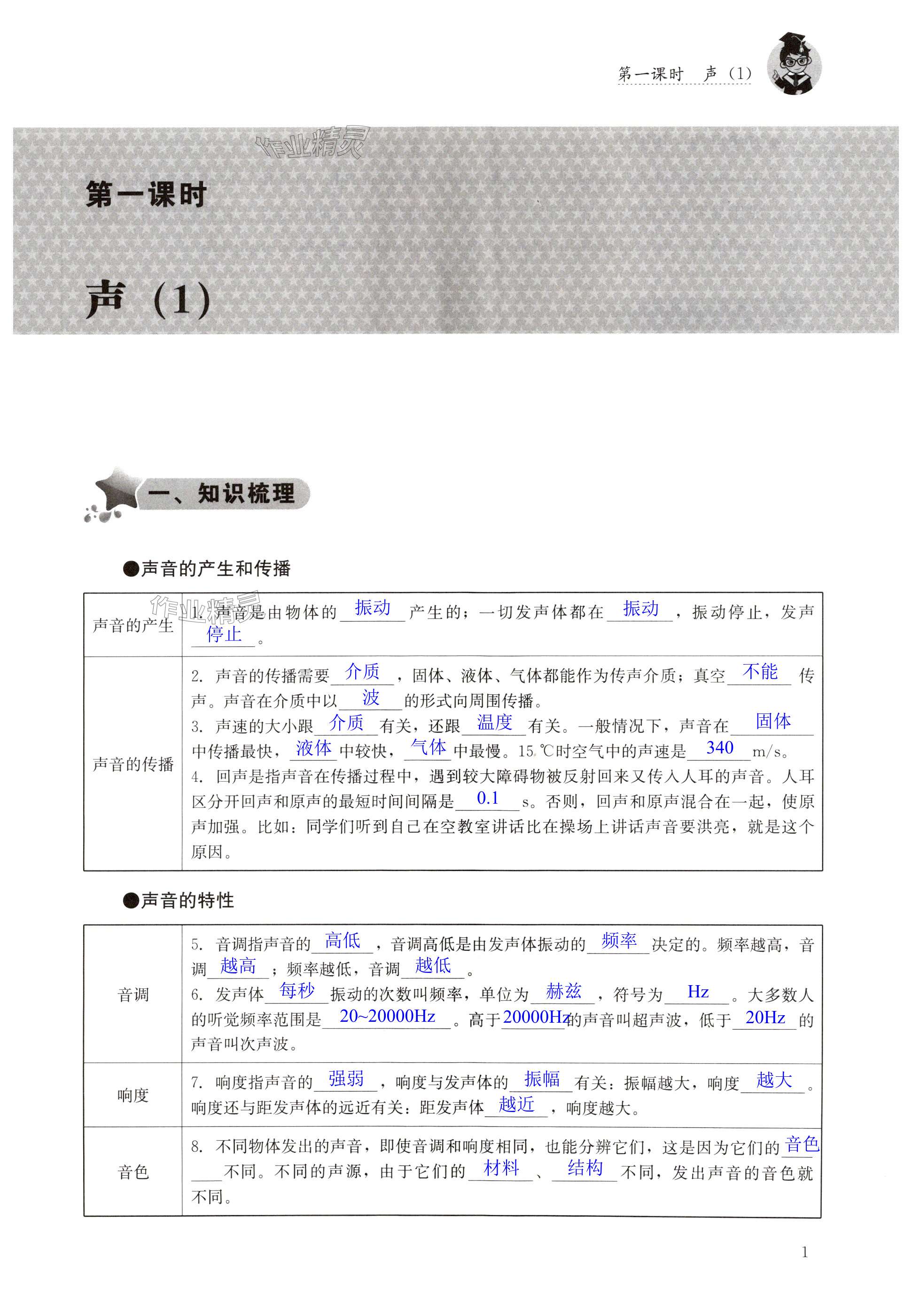 2025年初中复习指导中考物理 第1页