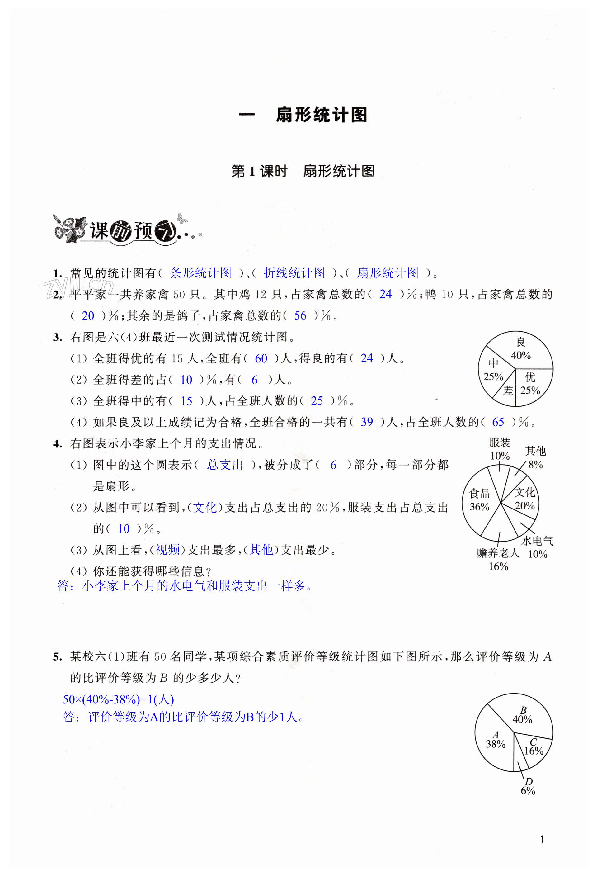 2023年創(chuàng)新課堂學(xué)與練六年級(jí)數(shù)學(xué)下冊(cè)蘇教版 第1頁(yè)