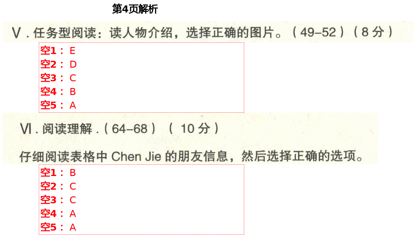 2021年学而晋三年级英语下册人教版&nbsp;第4页