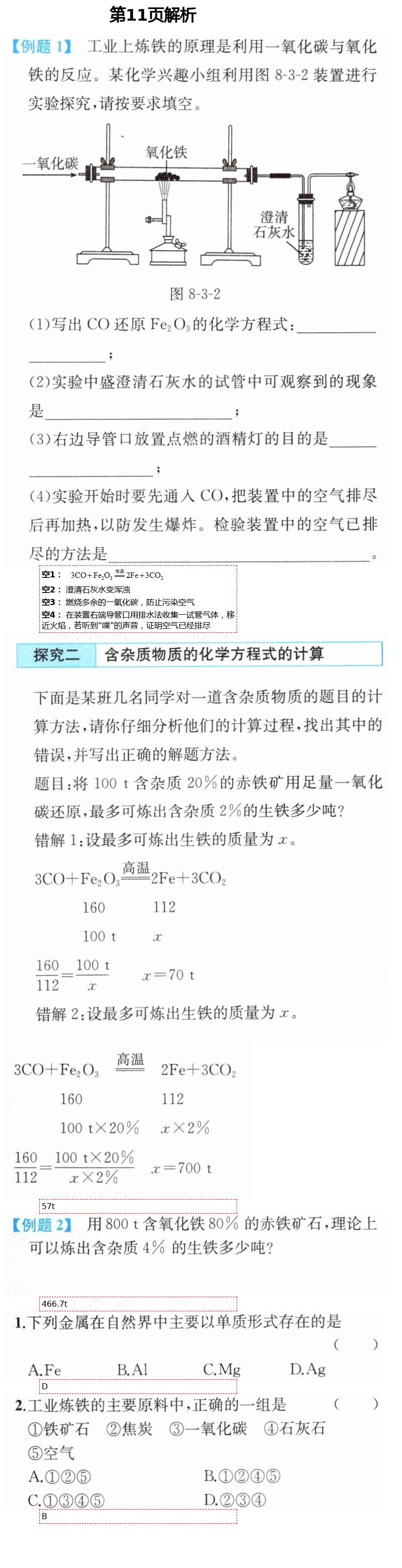 2021年人教金學(xué)典同步解析與測(cè)評(píng)九年級(jí)化學(xué)下冊(cè)人教版重慶專(zhuān)版 第11頁(yè)