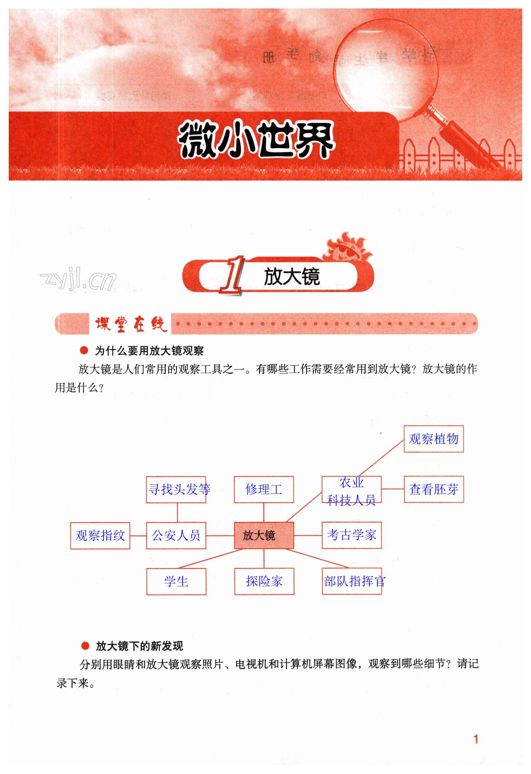 2023年學(xué)生活動(dòng)手冊(cè)六年級(jí)科學(xué)下冊(cè)教科版教育科學(xué)出版社 第1頁(yè)