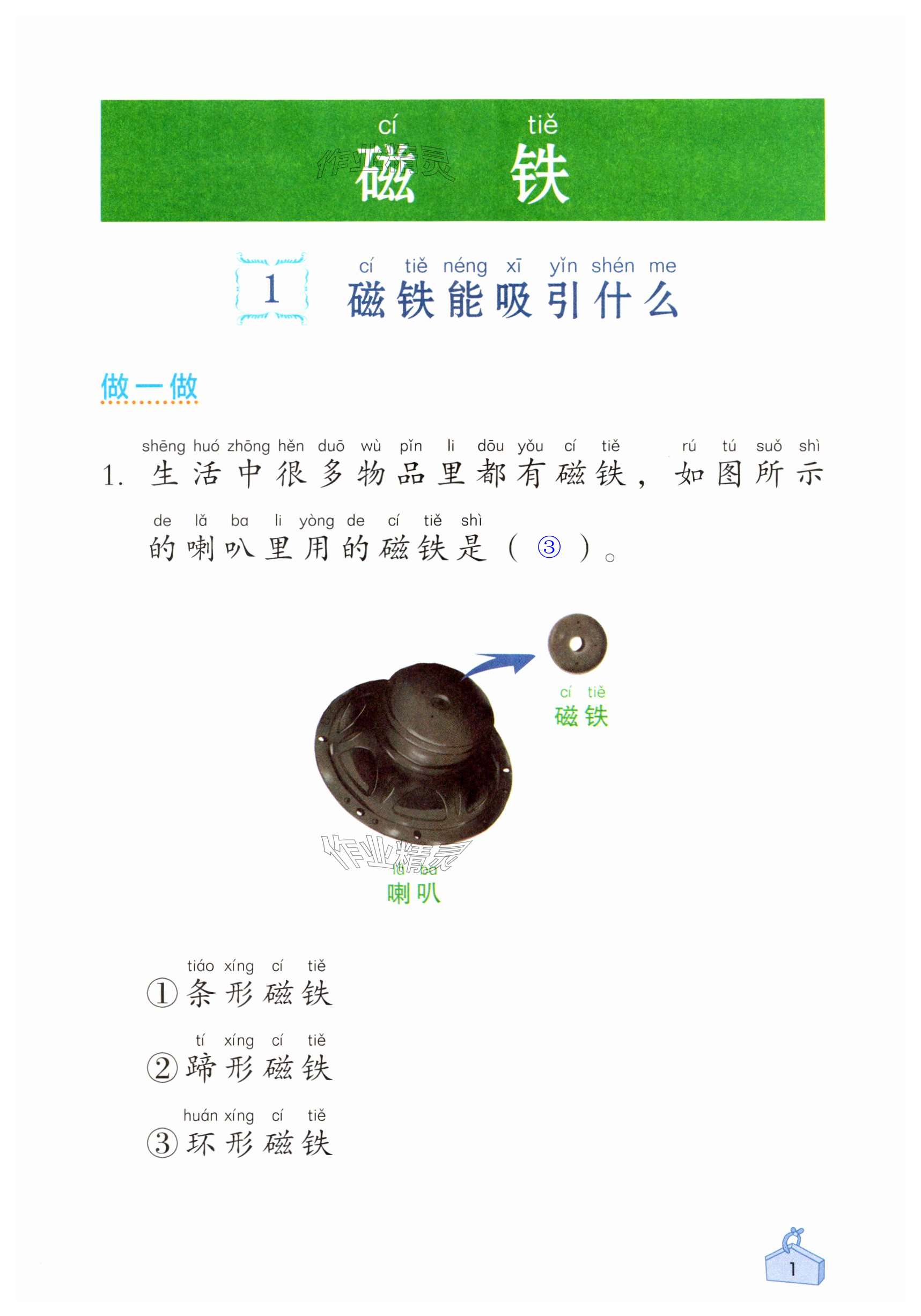 2024年知识与能力训练二年级科学下册教科版 第1页