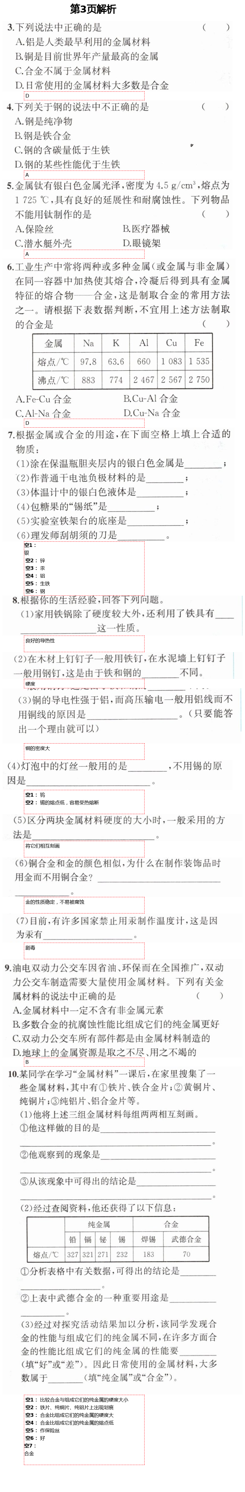 2021年人教金學(xué)典同步解析與測(cè)評(píng)九年級(jí)化學(xué)下冊(cè)人教版重慶專(zhuān)版 第3頁(yè)