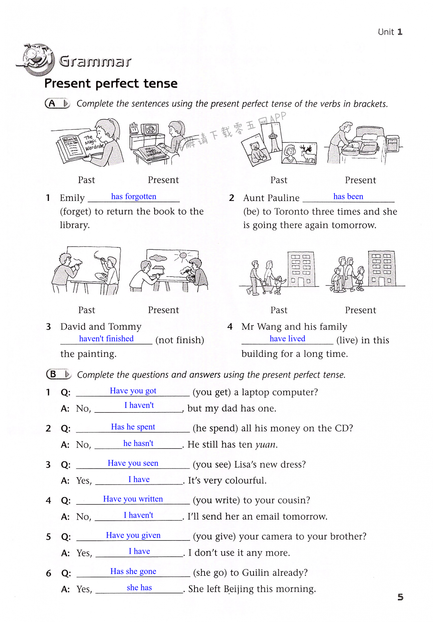 Unit 1 Past and Present - 第5頁