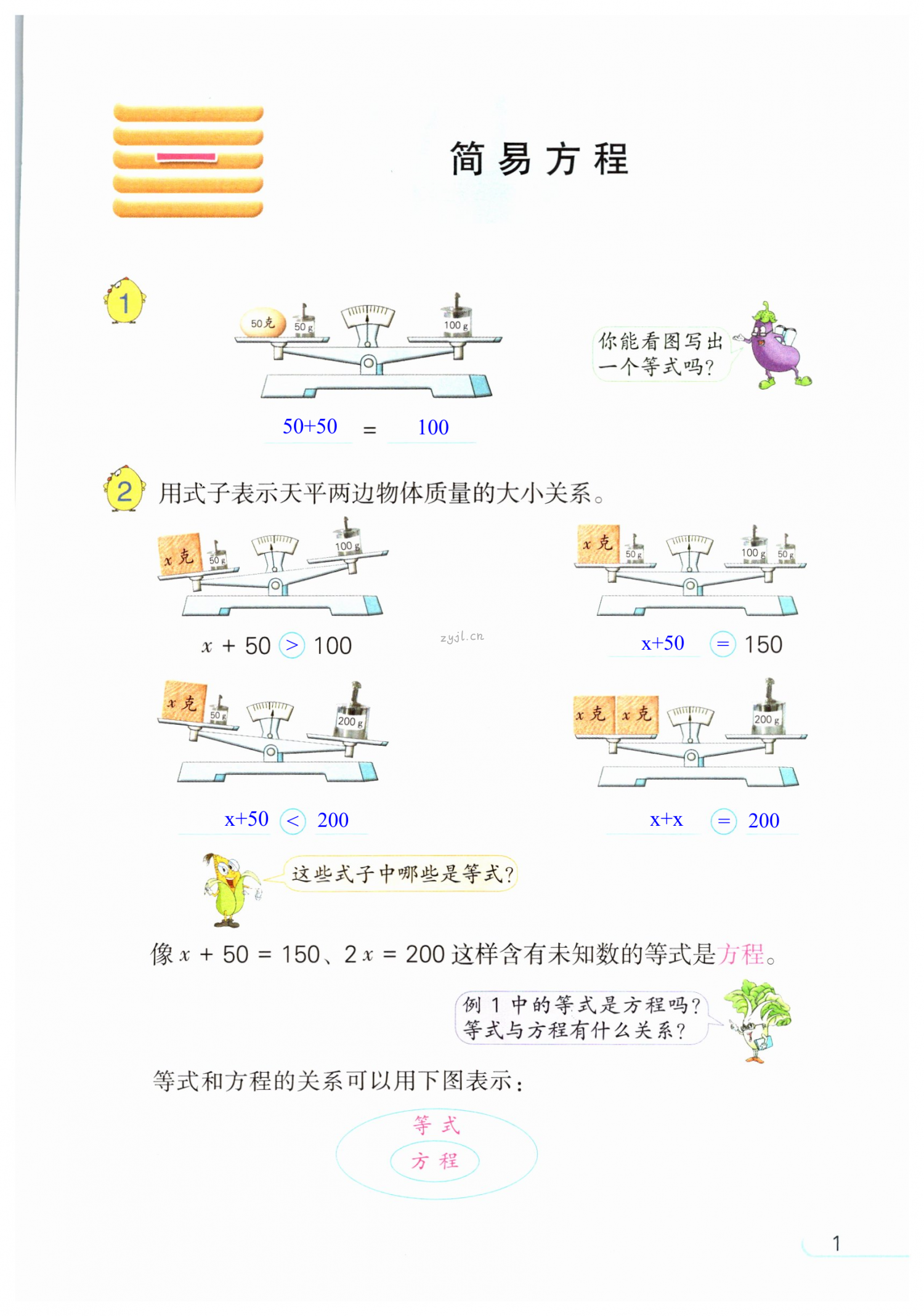 2023年教材課本五年級數(shù)學(xué)下冊蘇教版 第1頁