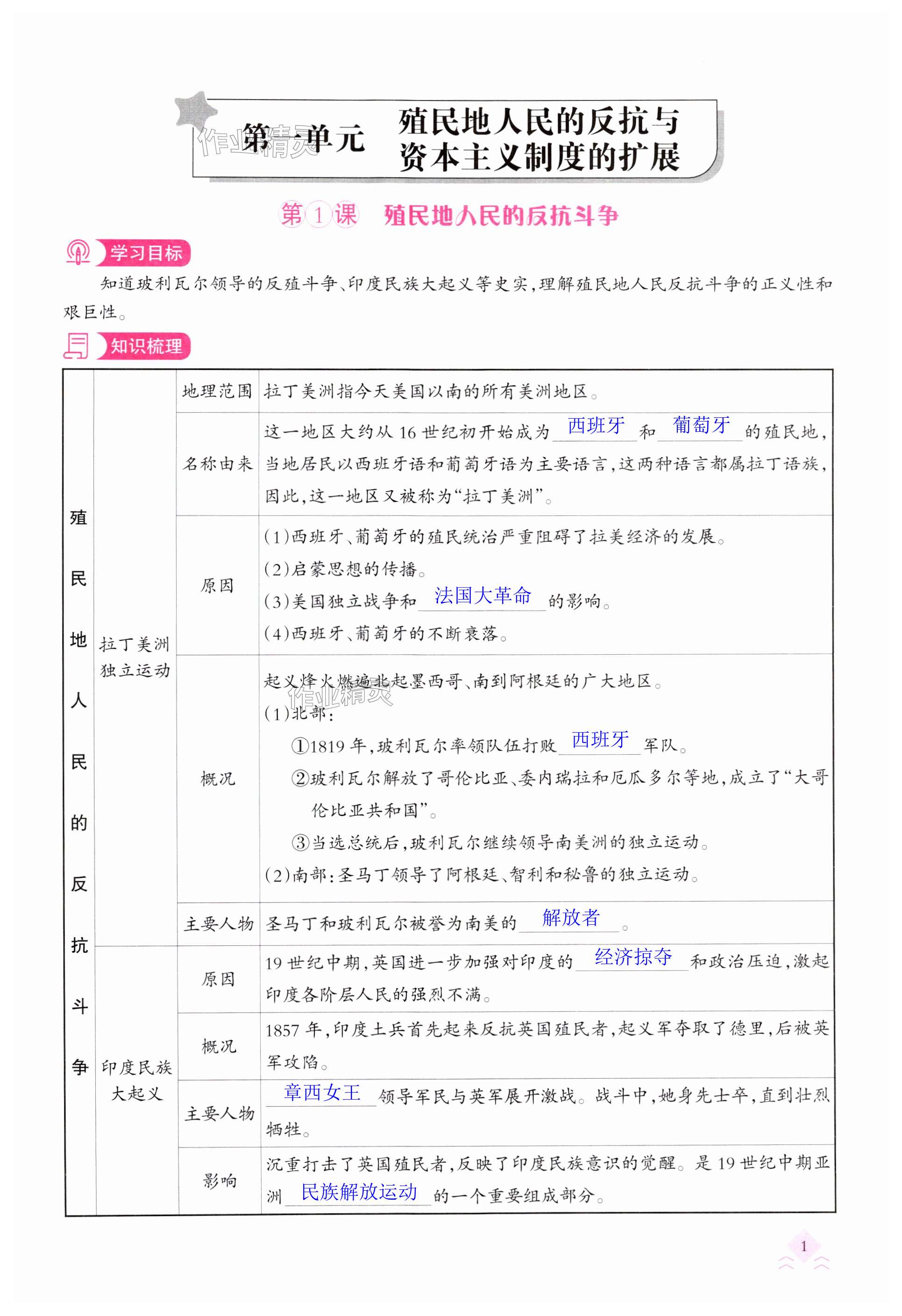 2025年快樂導(dǎo)練九年級歷史下冊人教版 第1頁