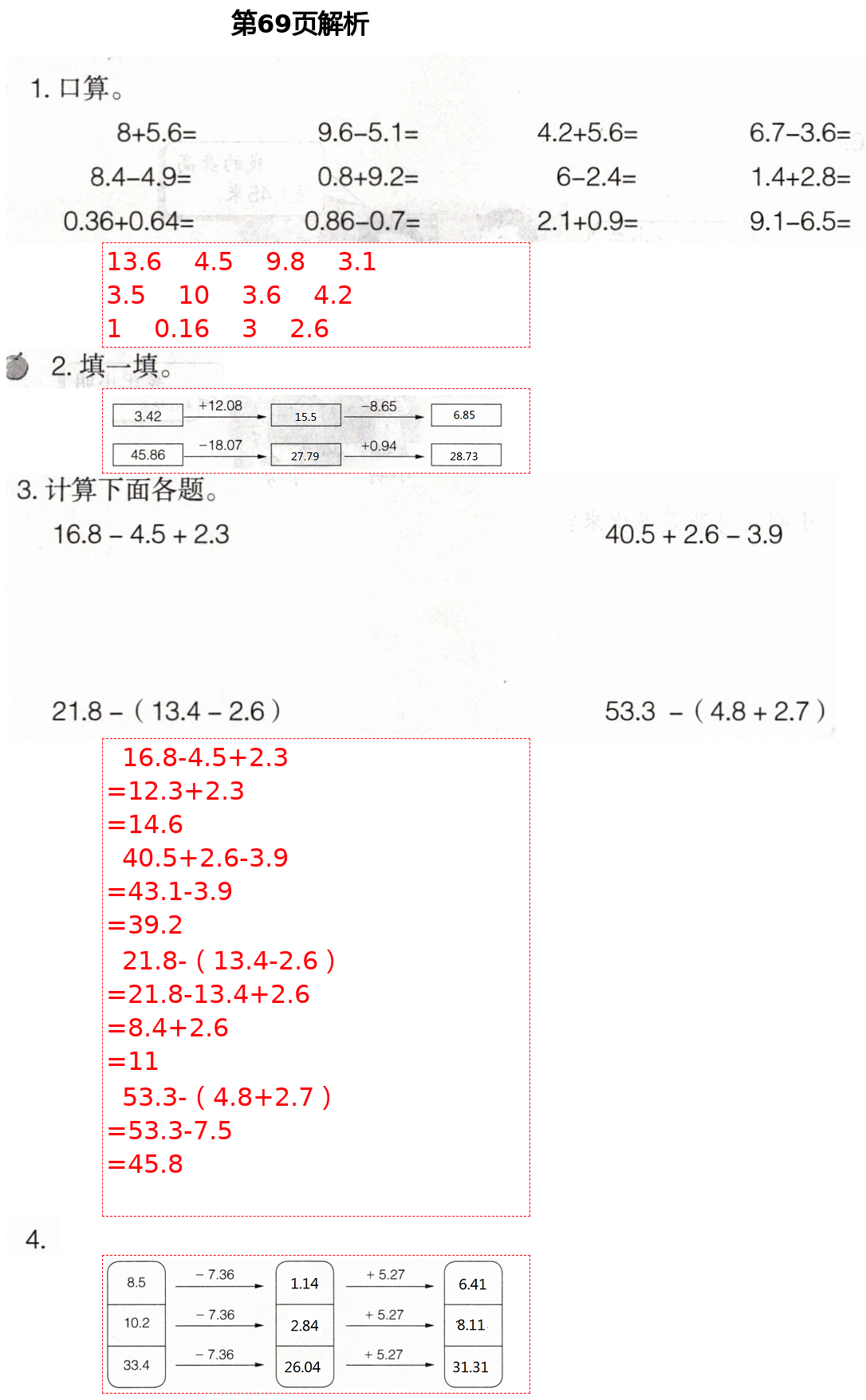 2021年自主學(xué)習(xí)指導(dǎo)課程四年級數(shù)學(xué)下冊人教版 第16頁