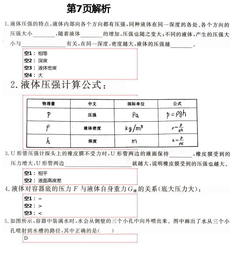 2021年初中物理練習(xí)加過(guò)關(guān)八年級(jí)下冊(cè)滬科版 第7頁(yè)