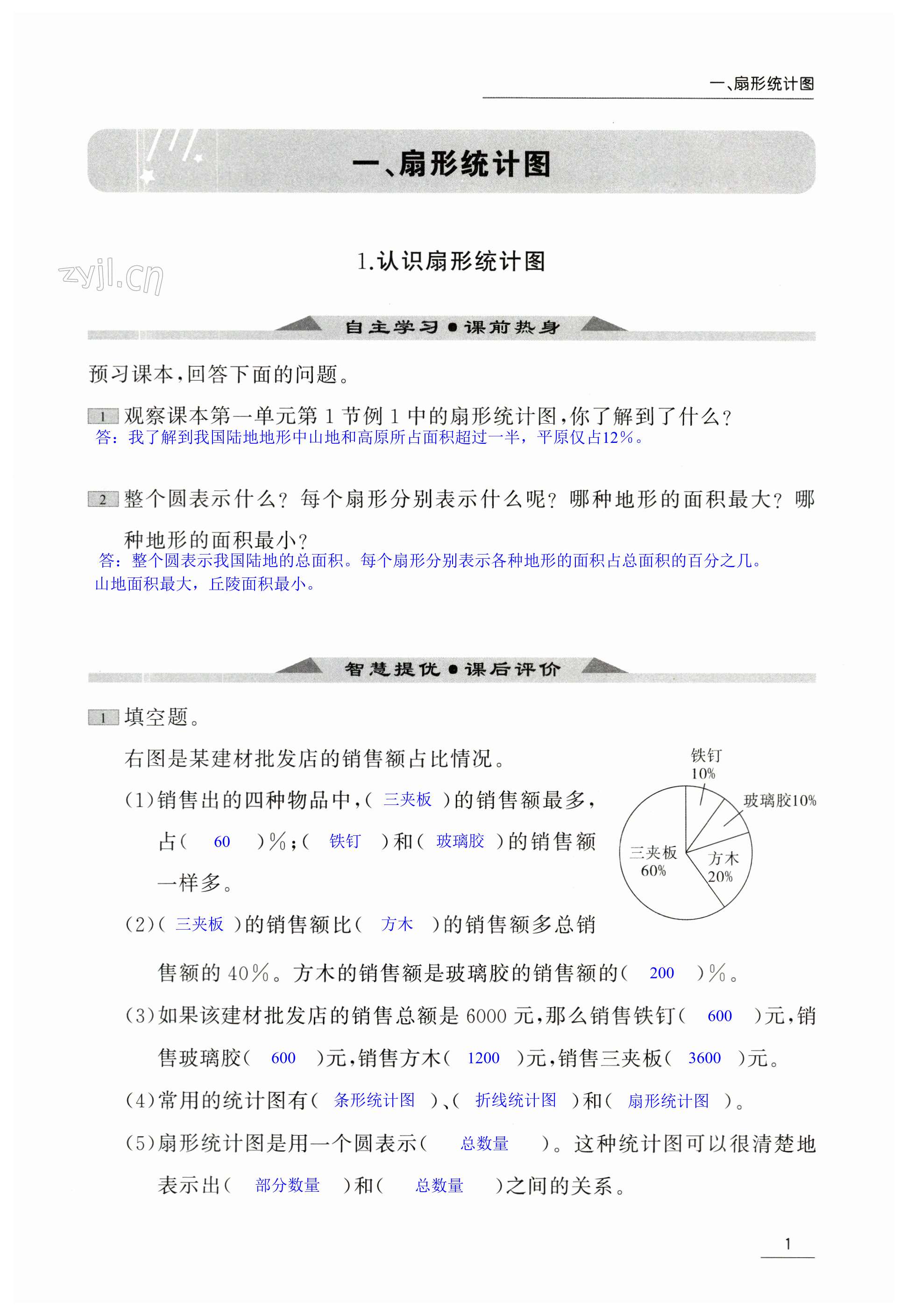 2023年家校通智慧提優(yōu)課后評(píng)價(jià)六年級(jí)數(shù)學(xué)下冊(cè) 第1頁(yè)