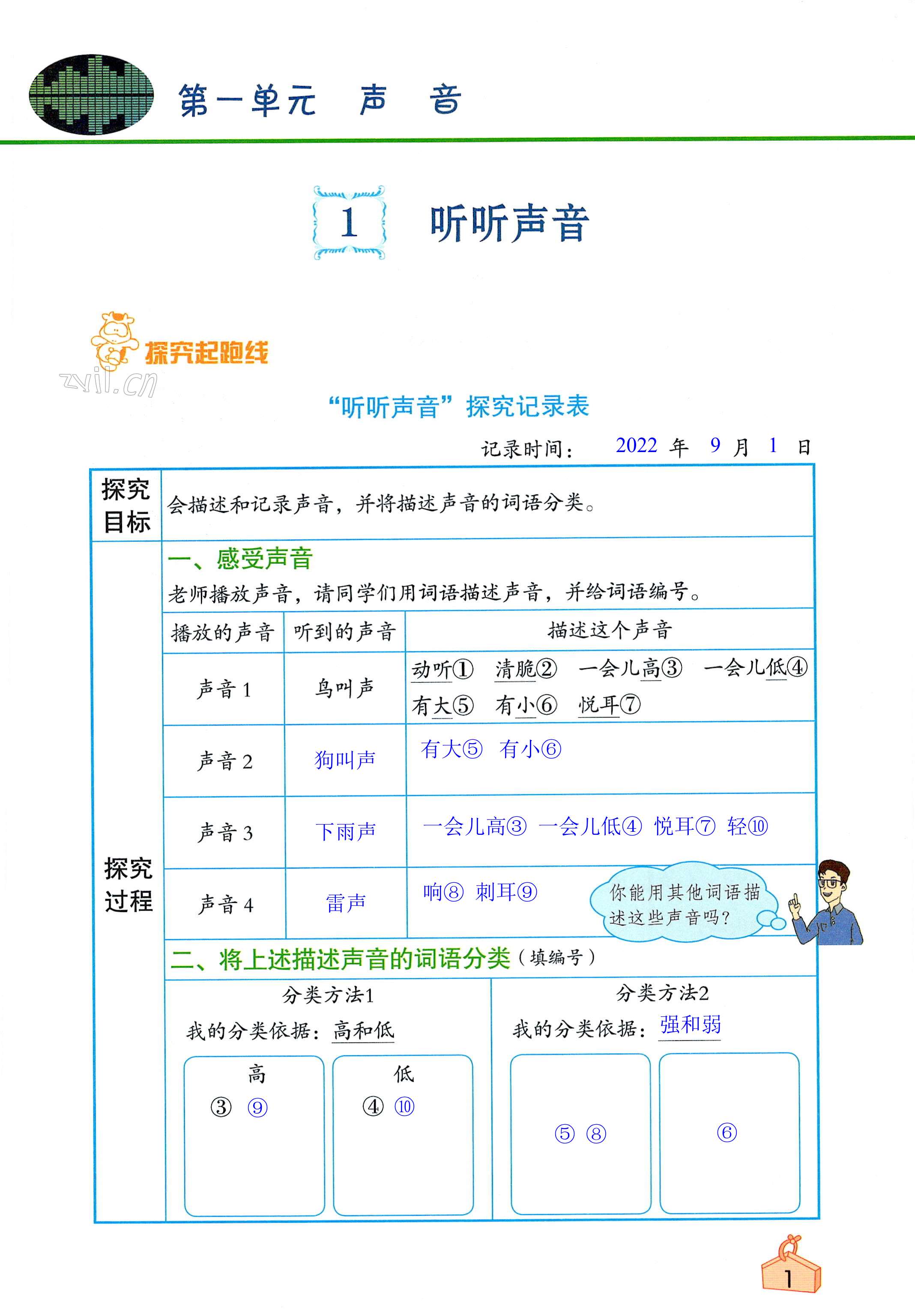 2022年知识与能力训练四年级科学上册教科版 第1页