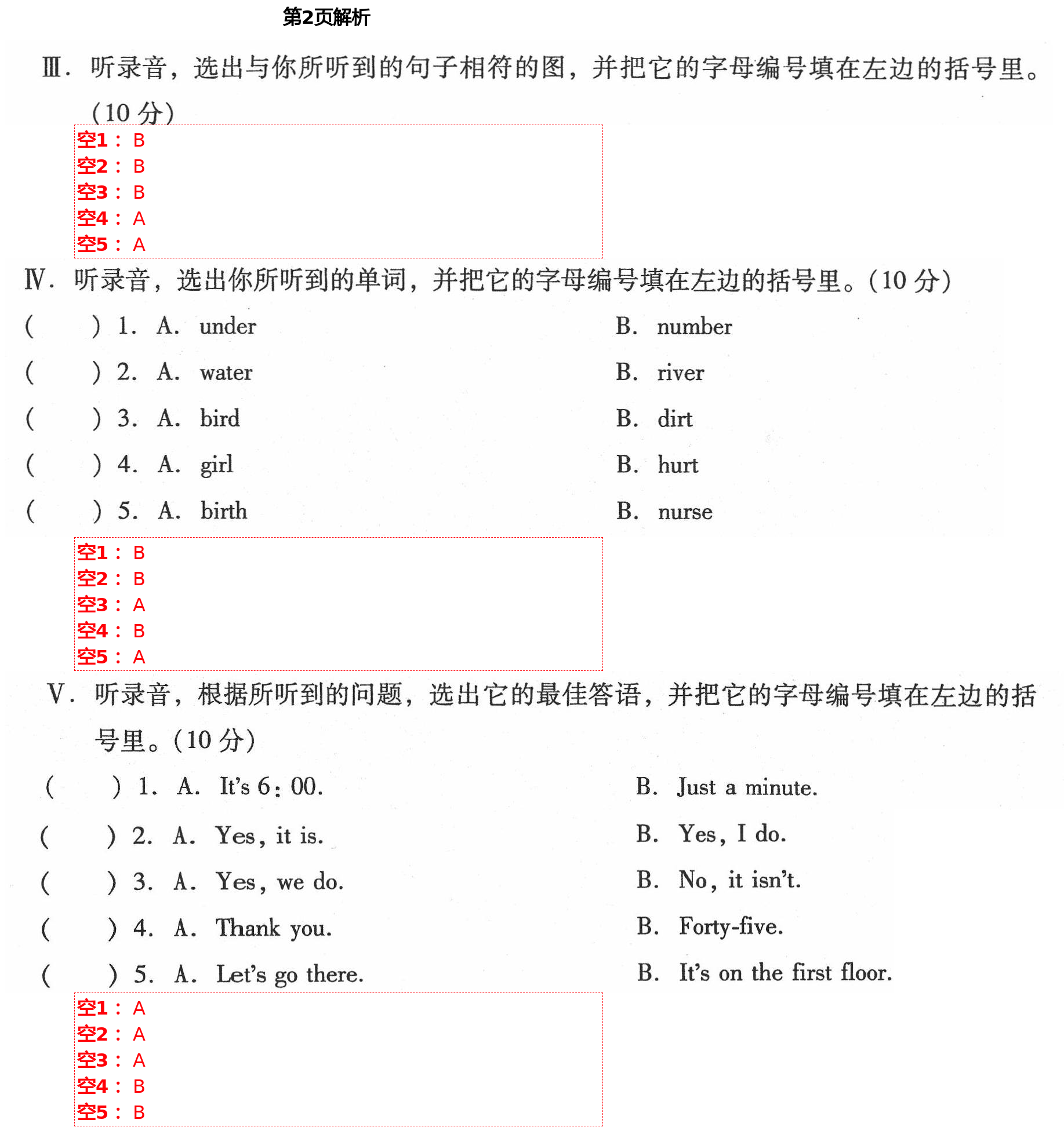 2021年同步伴讀小學英語四年級下冊人教PEP版 第2頁