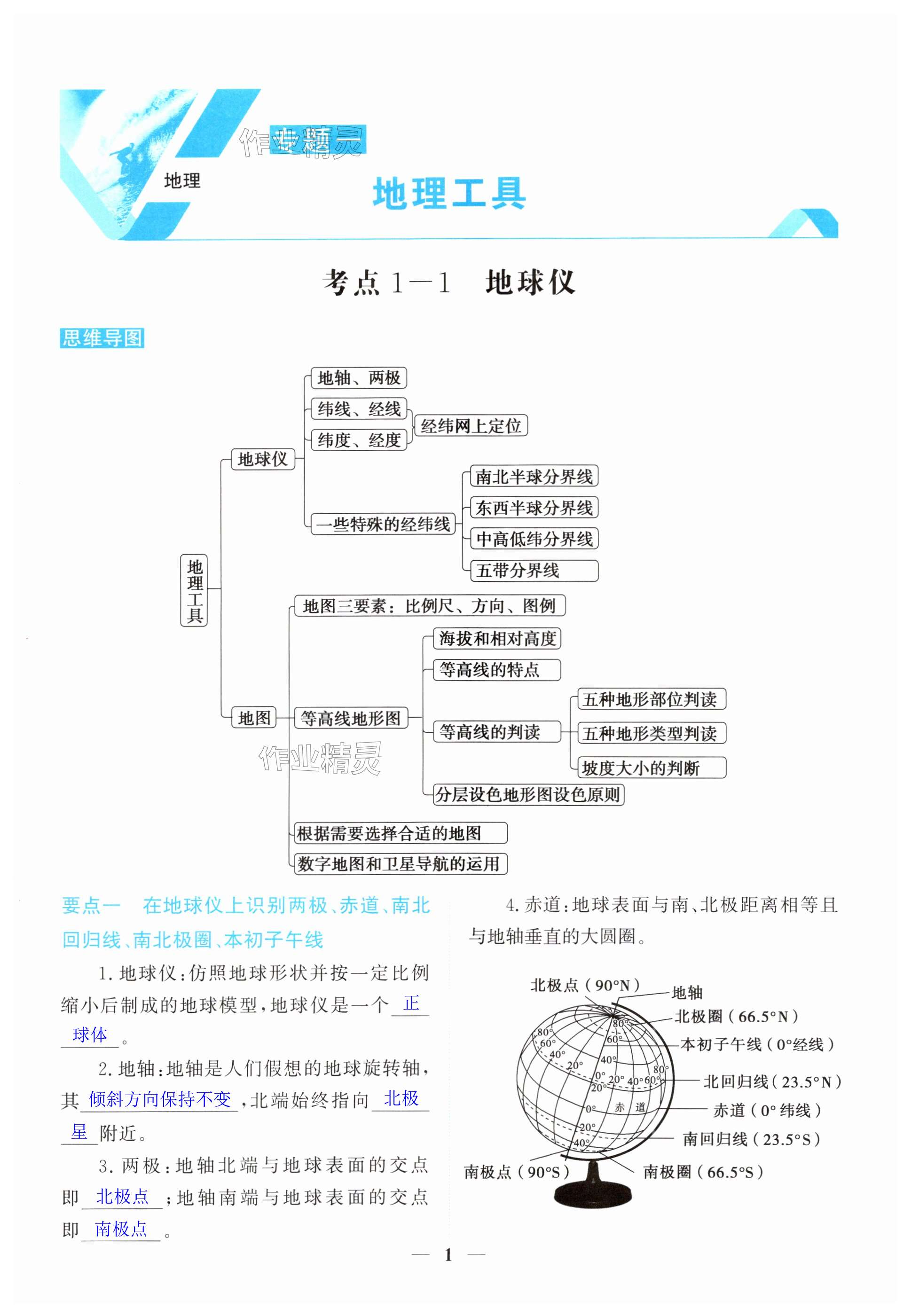 2025年初中總復(fù)習(xí)同步指導(dǎo)訓(xùn)練與檢測(cè)地理中考 第1頁(yè)