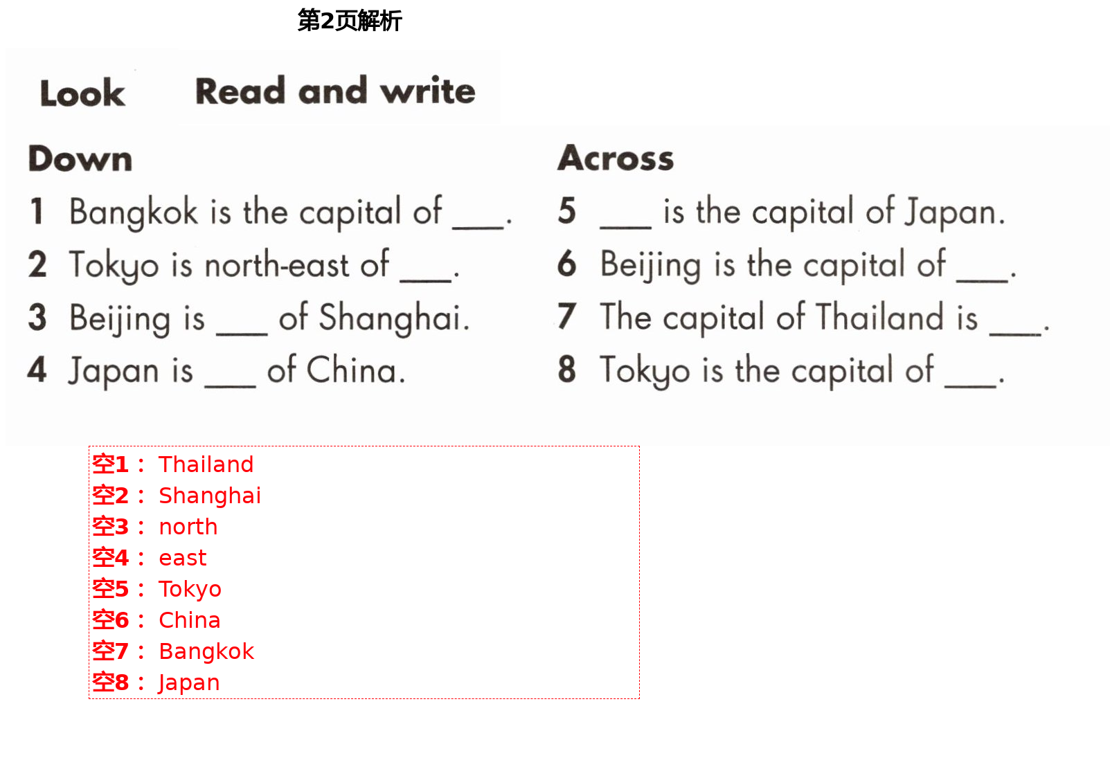 2021年练习部分六年级英语第二学期沪教版54制 第2页