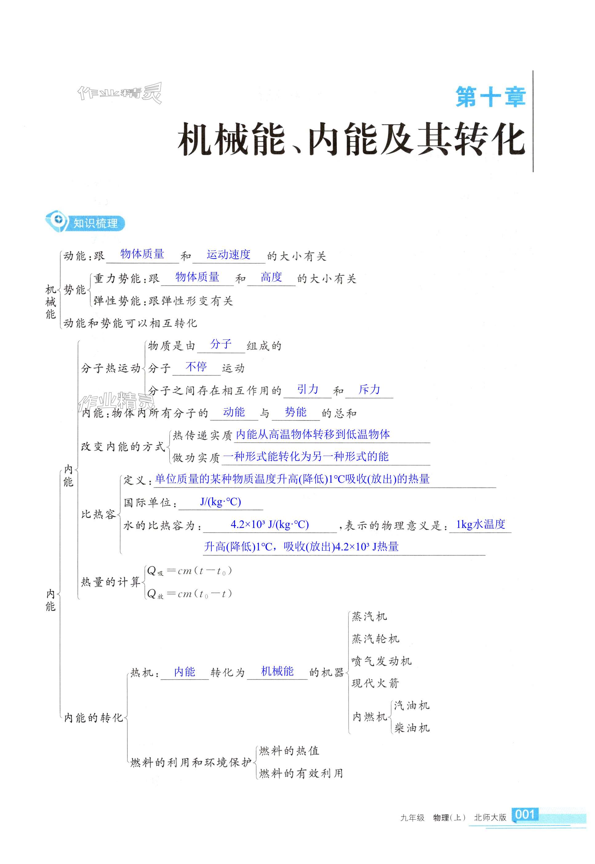 2024年學(xué)習(xí)之友九年級物理上冊北師大版 第1頁