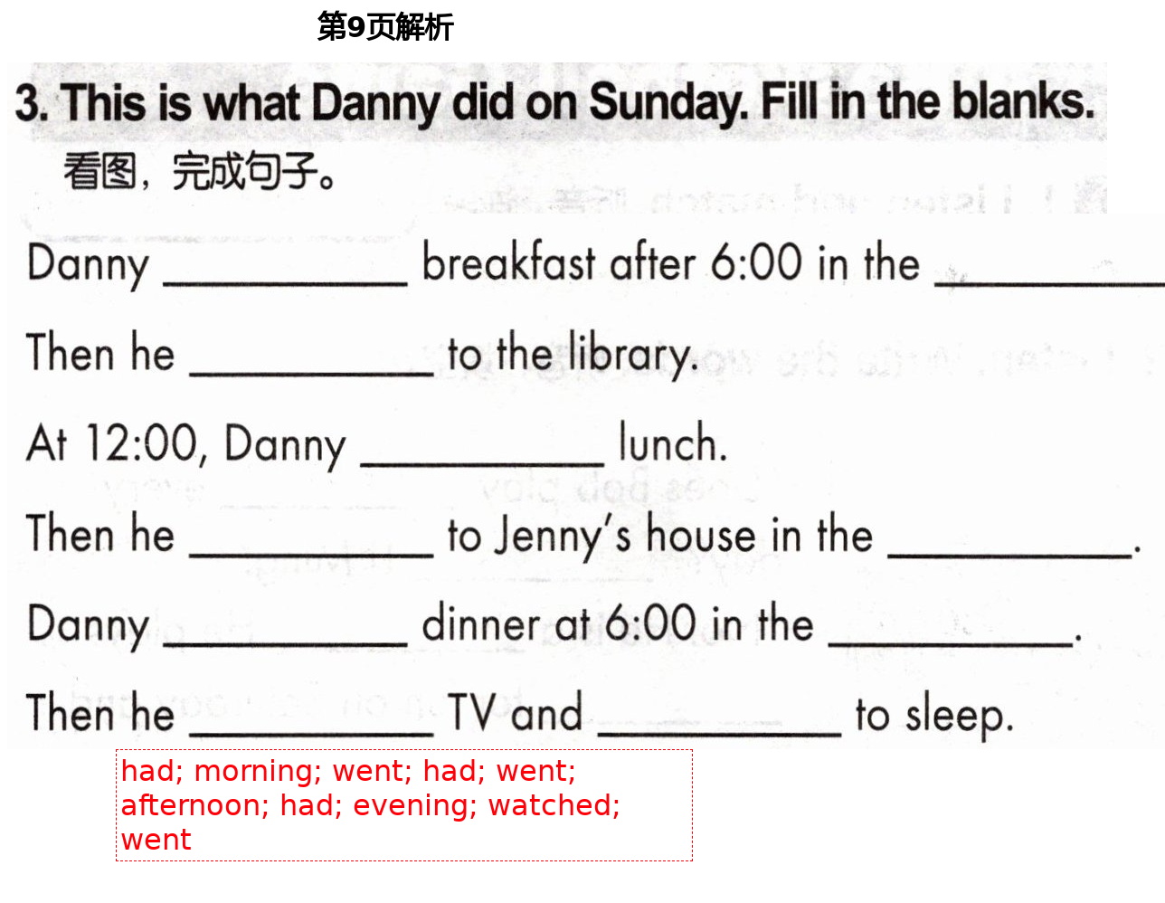 2021年配套練習(xí)與檢測(cè)六年級(jí)英語(yǔ)下冊(cè)冀教版 第9頁(yè)