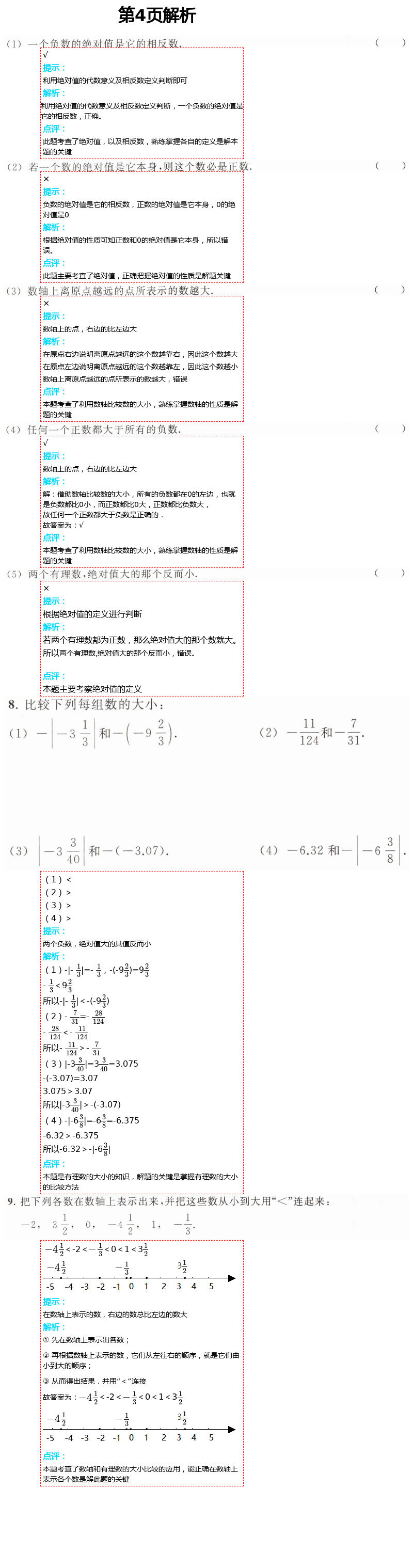 2021年數(shù)學(xué)練習(xí)部分六年級第二學(xué)期滬教版54制 第4頁