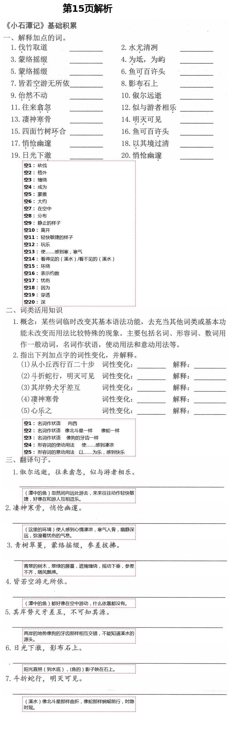 2021年贏在語(yǔ)文八年級(jí)下冊(cè)人教版 第15頁(yè)