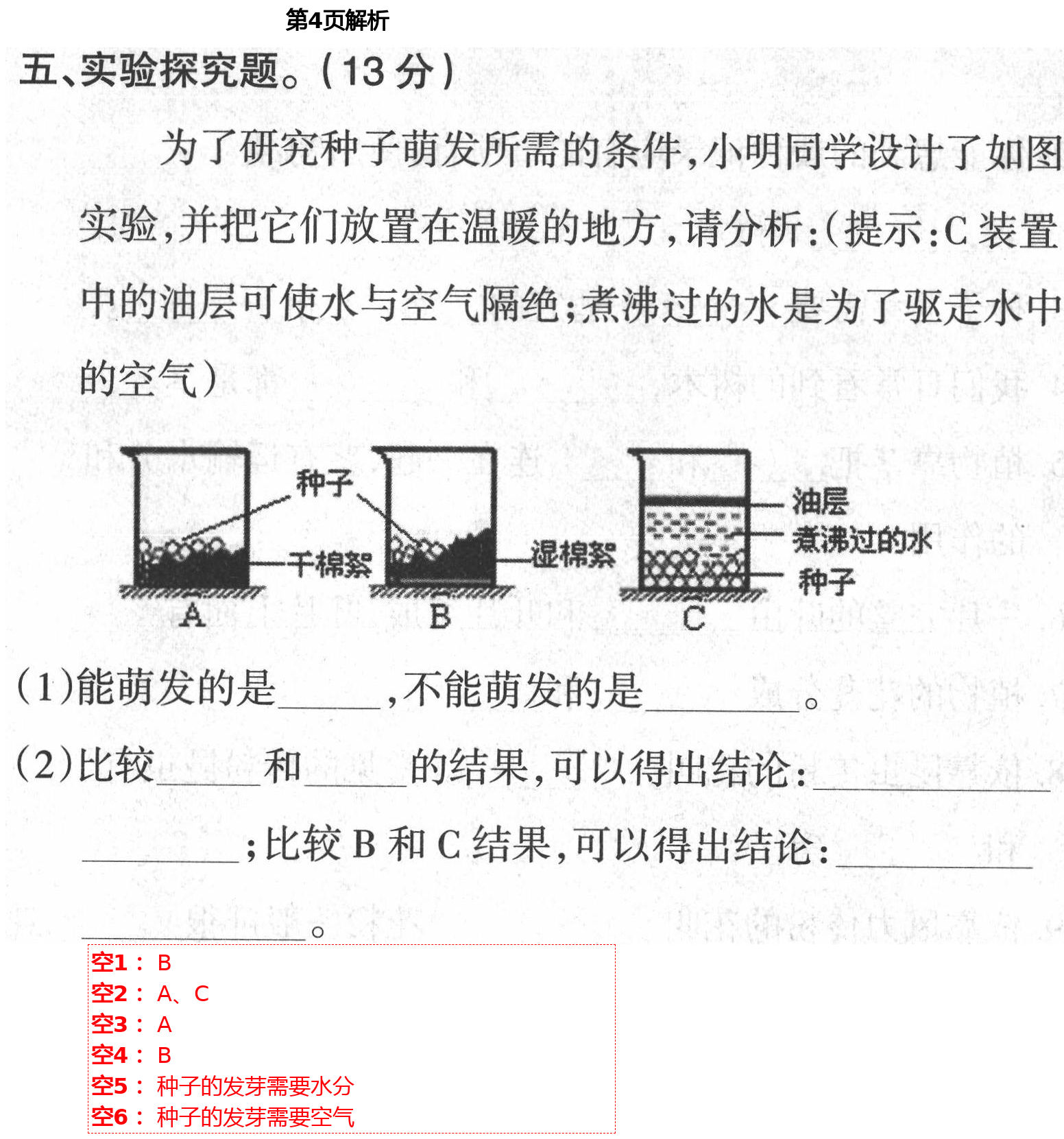 2021年學生課程精巧訓練三年級科學下冊蘇教版 第4頁