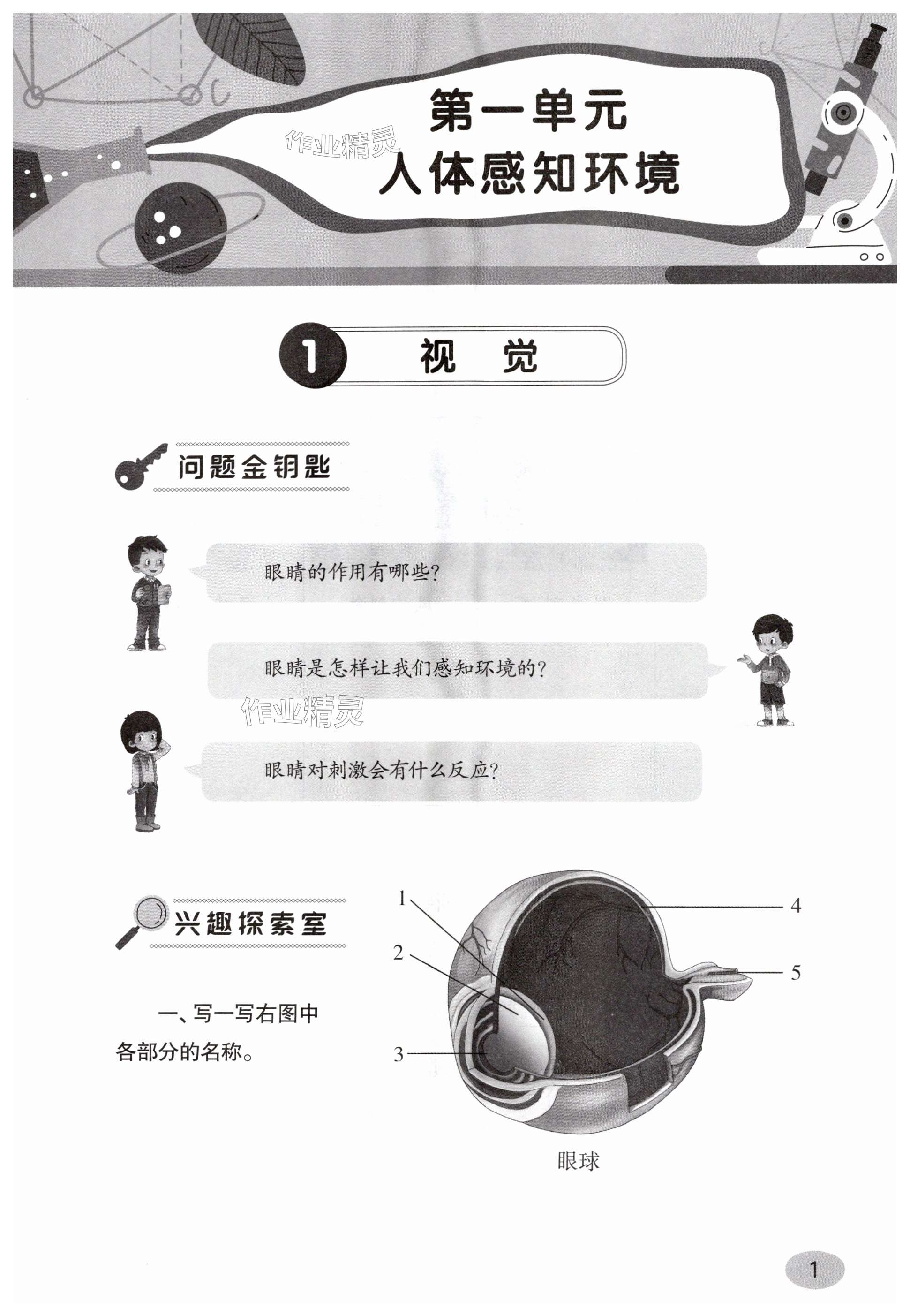 2025年同步練習冊青島出版社六年級科學下冊青島版 第1頁