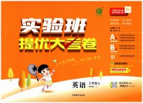 2023年实验班提优大试卷三年级英语上册译林版