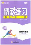 2023年精彩练习就练这一本八年级道德与法治下册人教版