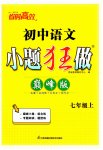 2023年小题狂做七年级语文上册人教版巅峰版