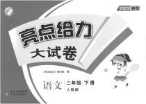 2023年亮点给力大试卷二年级语文下册人教版