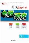2023年激活中考命题研究语文青海专用